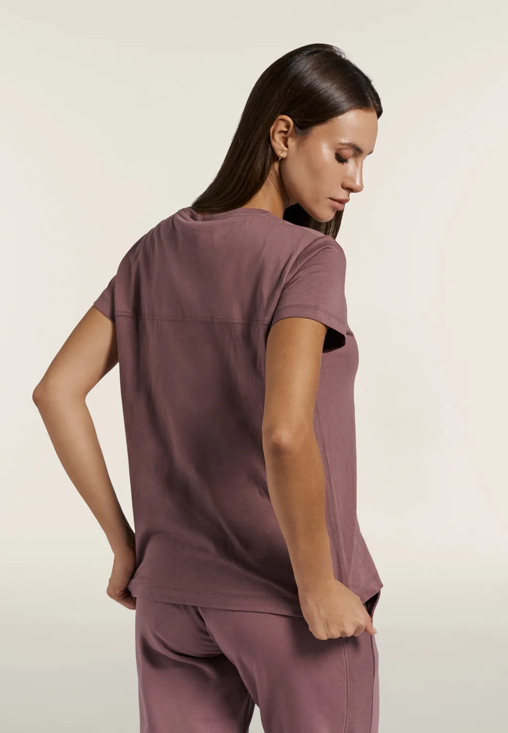 Freddy Regular T-Shirt Damen Baumwolle Schlitze