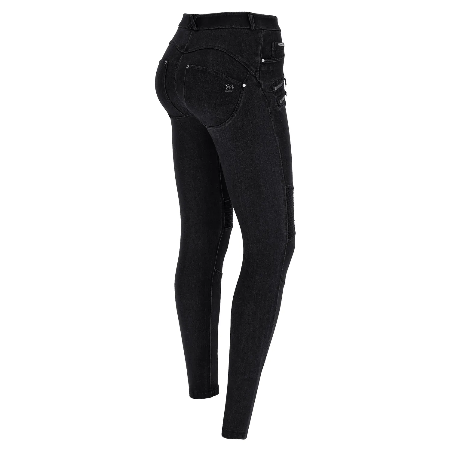 Freddy WR.UP Biker Jeans Superskinny Dark Jeans Hoher Bund