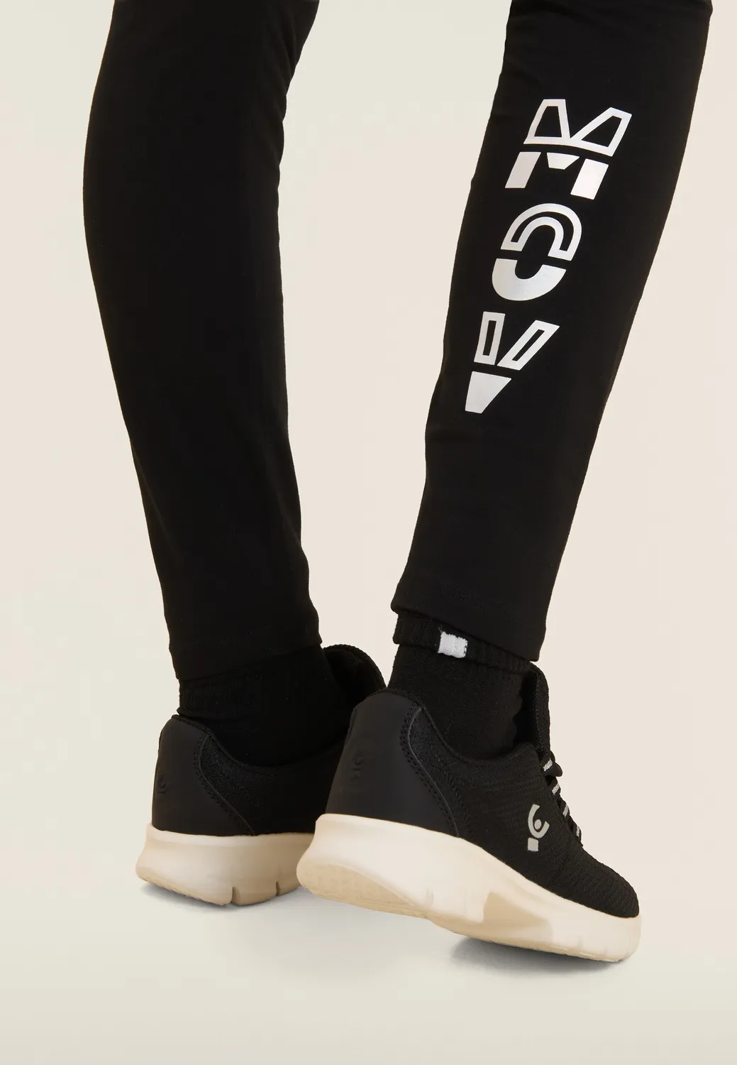 Freddy 7/8 Leggings Nero MOV-Print Baumwolle