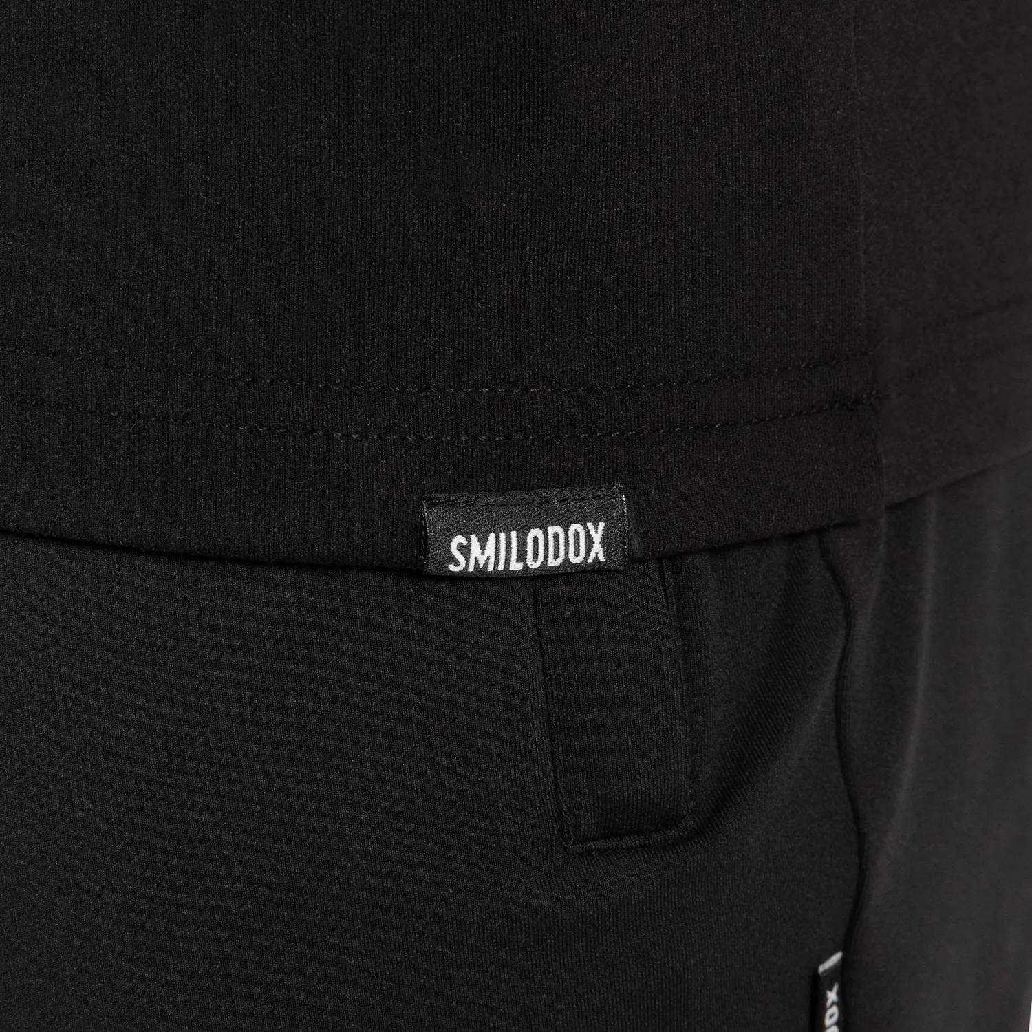 Smilodox Delian T-Shirt Herren Schwarz Regular