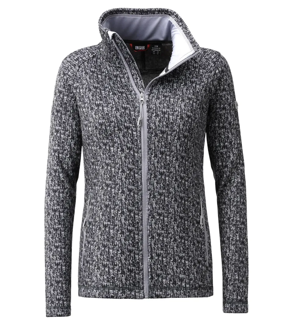 LPO Lovis Fleecejacke Damen dunkelgrau isolierend