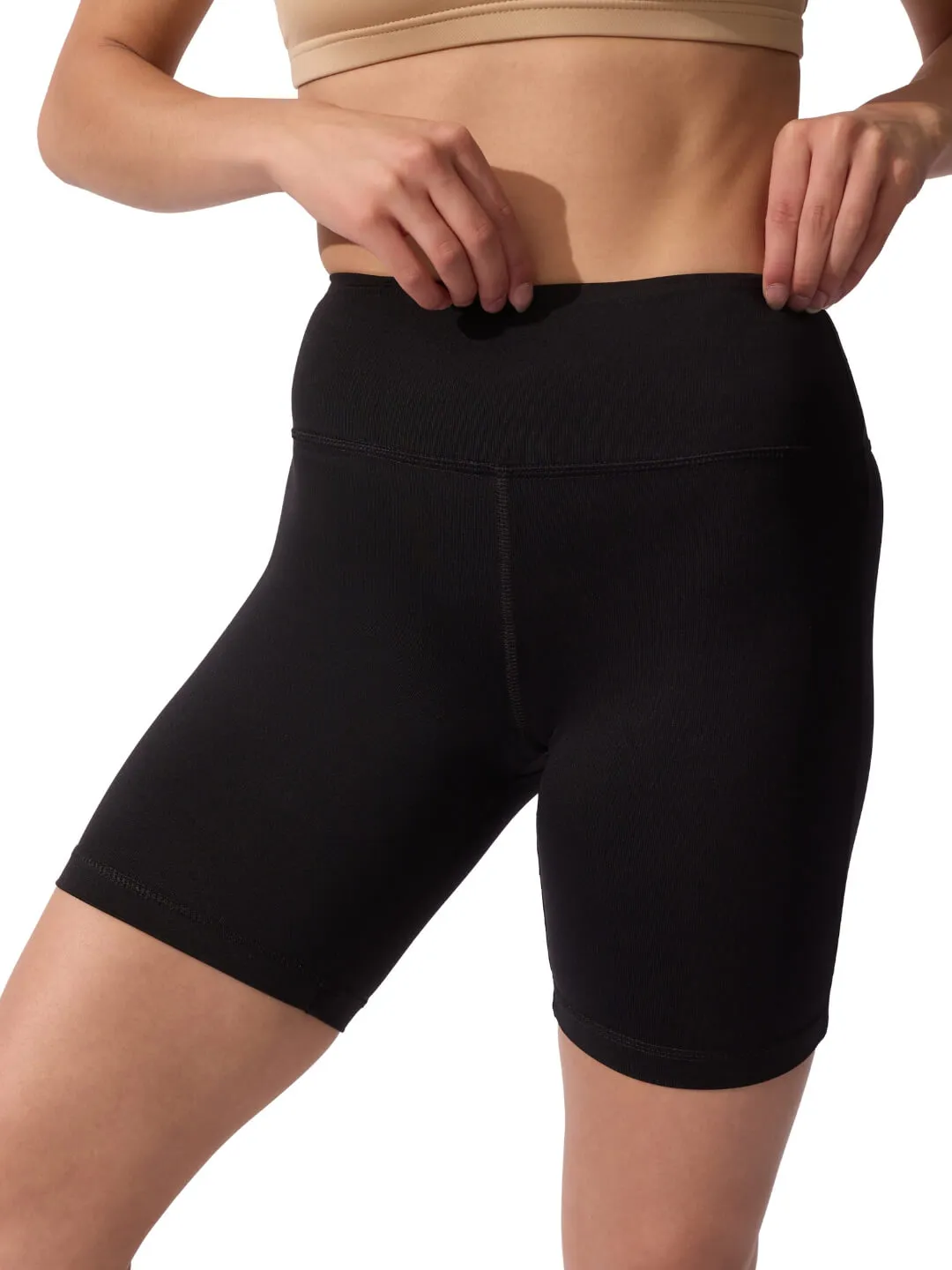 Capezio SE1096W Bike Short Schwarz High Waist Tactel