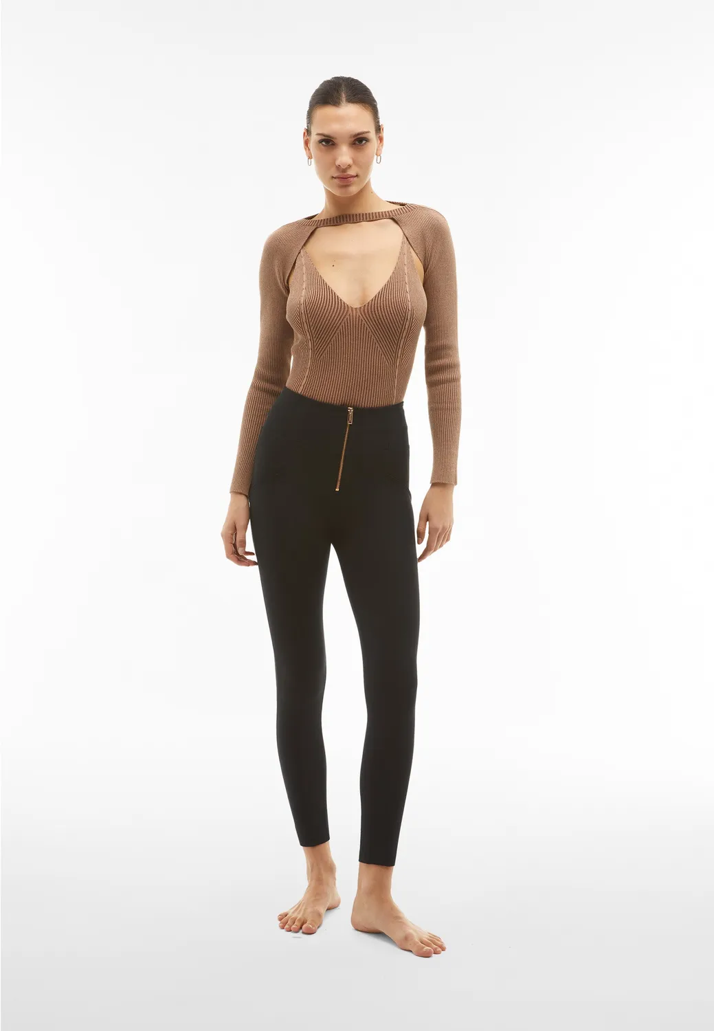 Freddy WR.UP Hose Damen Schwarz High Waist Push Up