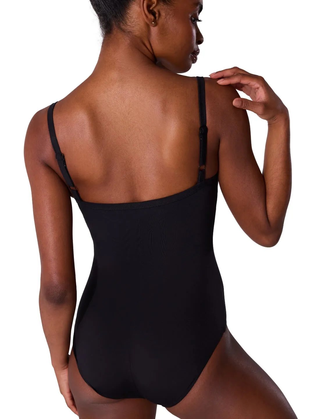 Capezio Soft Elegance EL102W Ballett-Trikot Schwarz mit BH