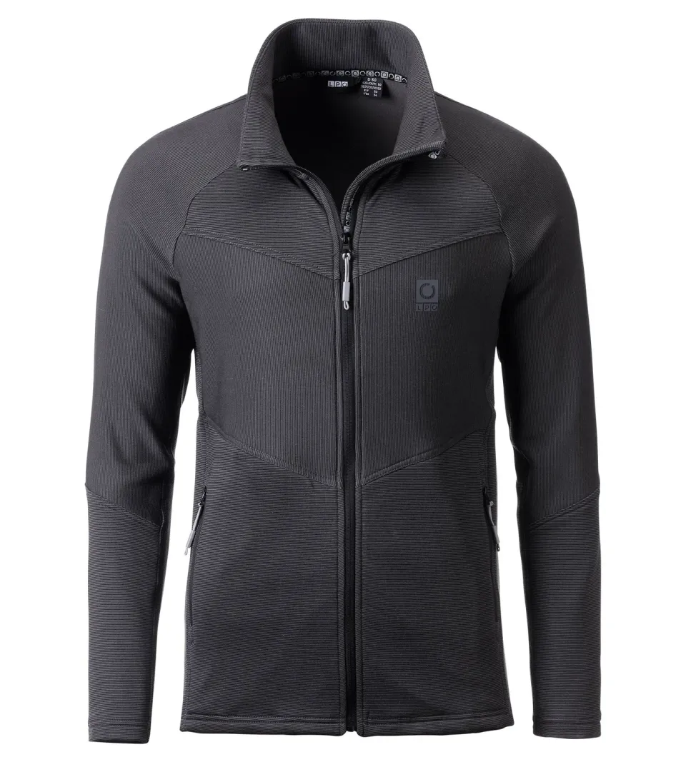 LPO Kaspar Fleecejacke Herren schwarz isolierend