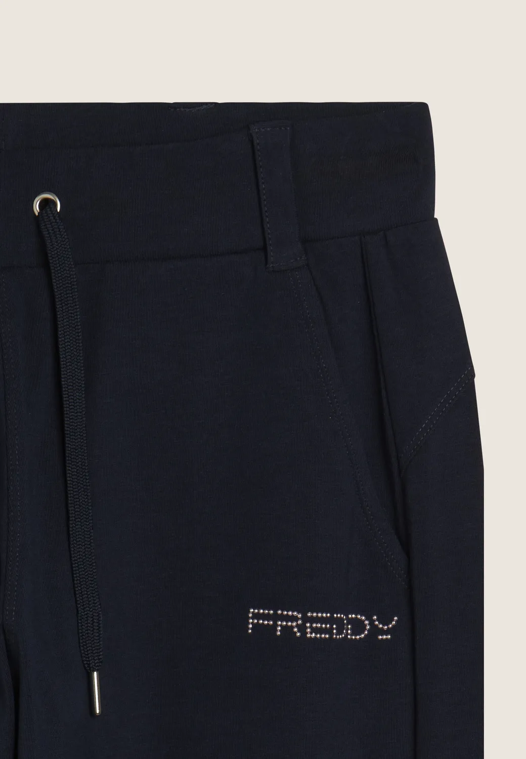 Freddy Damen Sporthose Slim Baumwolle Kordelzug