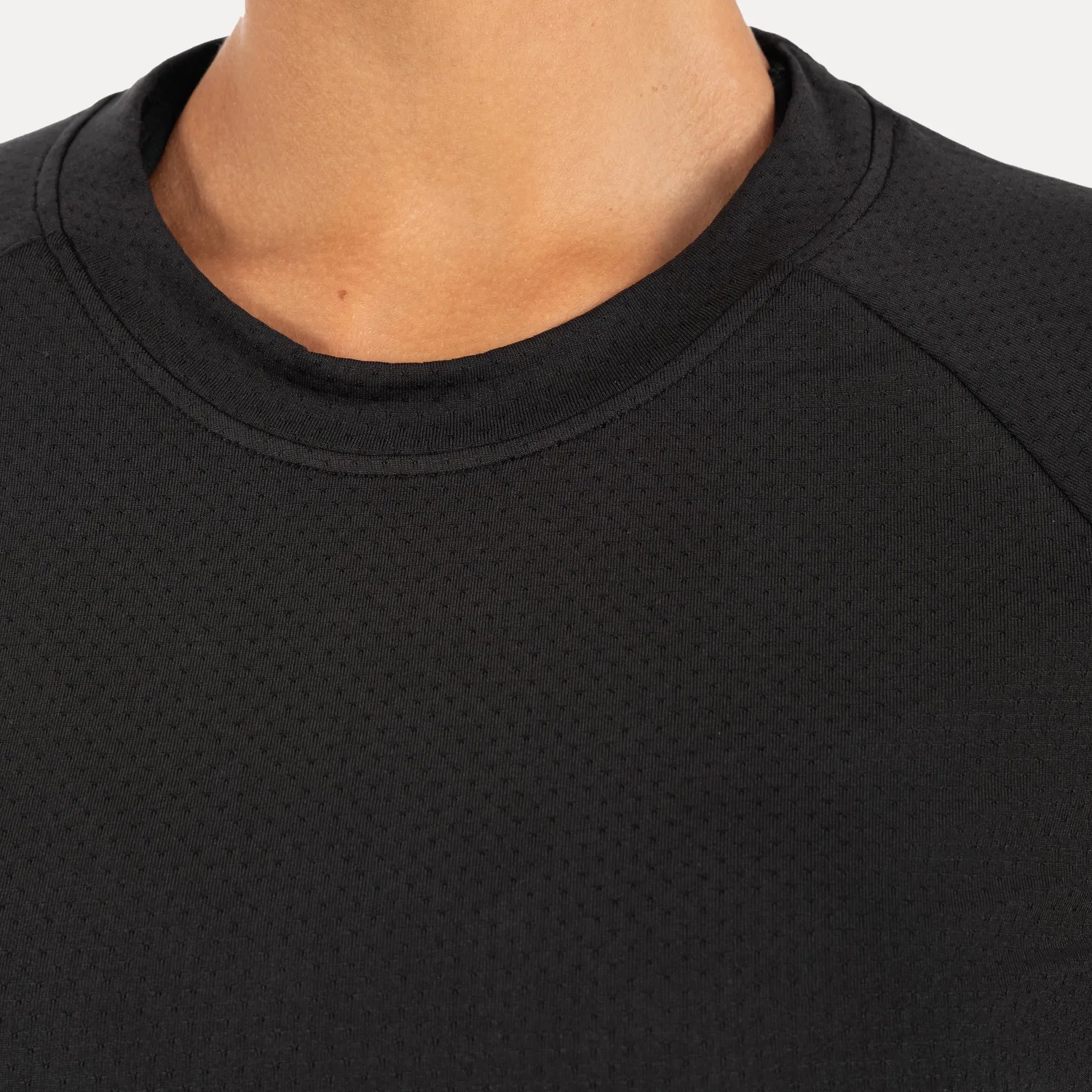 Smilodox Selia T-Shirt Damen Schwarz Slim Fit atmungsaktiv