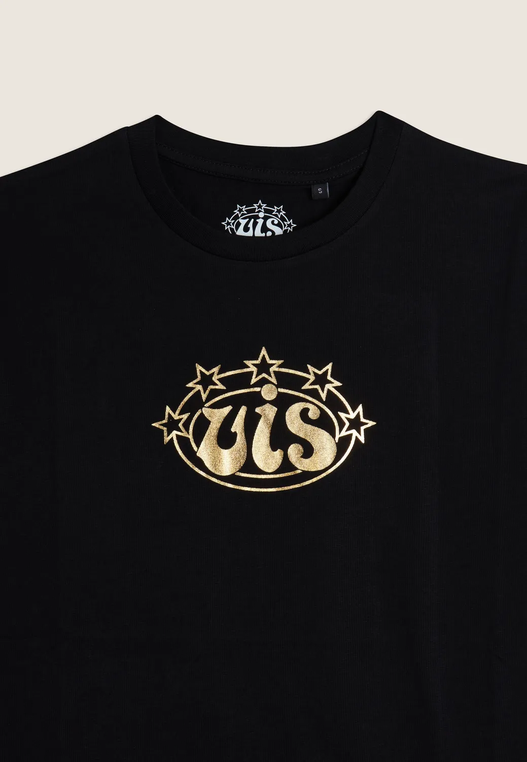 Freddy VIS Box T-Shirt Baumwolle Schwarz Gold