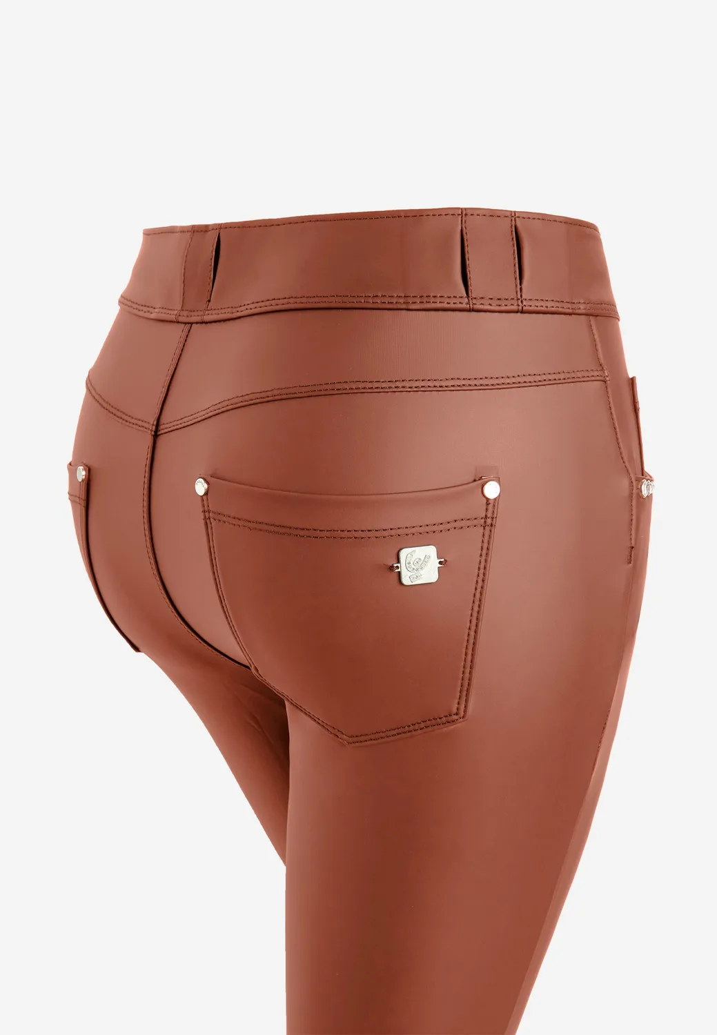 Freddy N.O.W. Superskinny Kunstleder-Hose Nero S