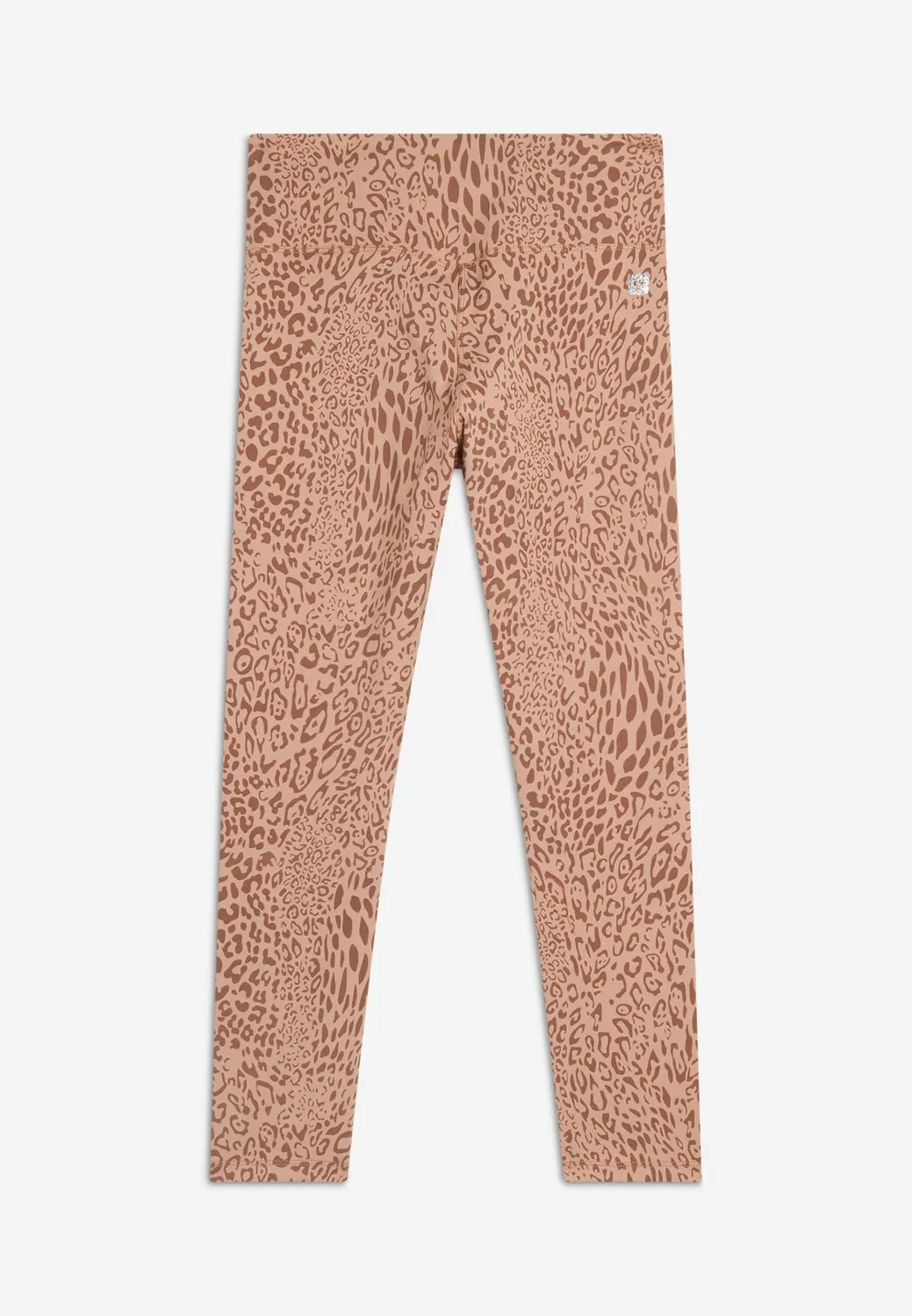 Freddy Baumwoll-Leggings High Waist 7/8 Animalier Pink hoher Bund