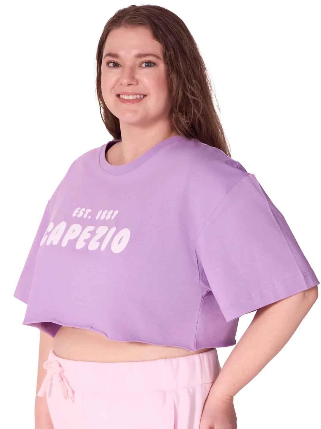 Capezio Jet Setter Essence Box Tee Shirt Schwarz cropped