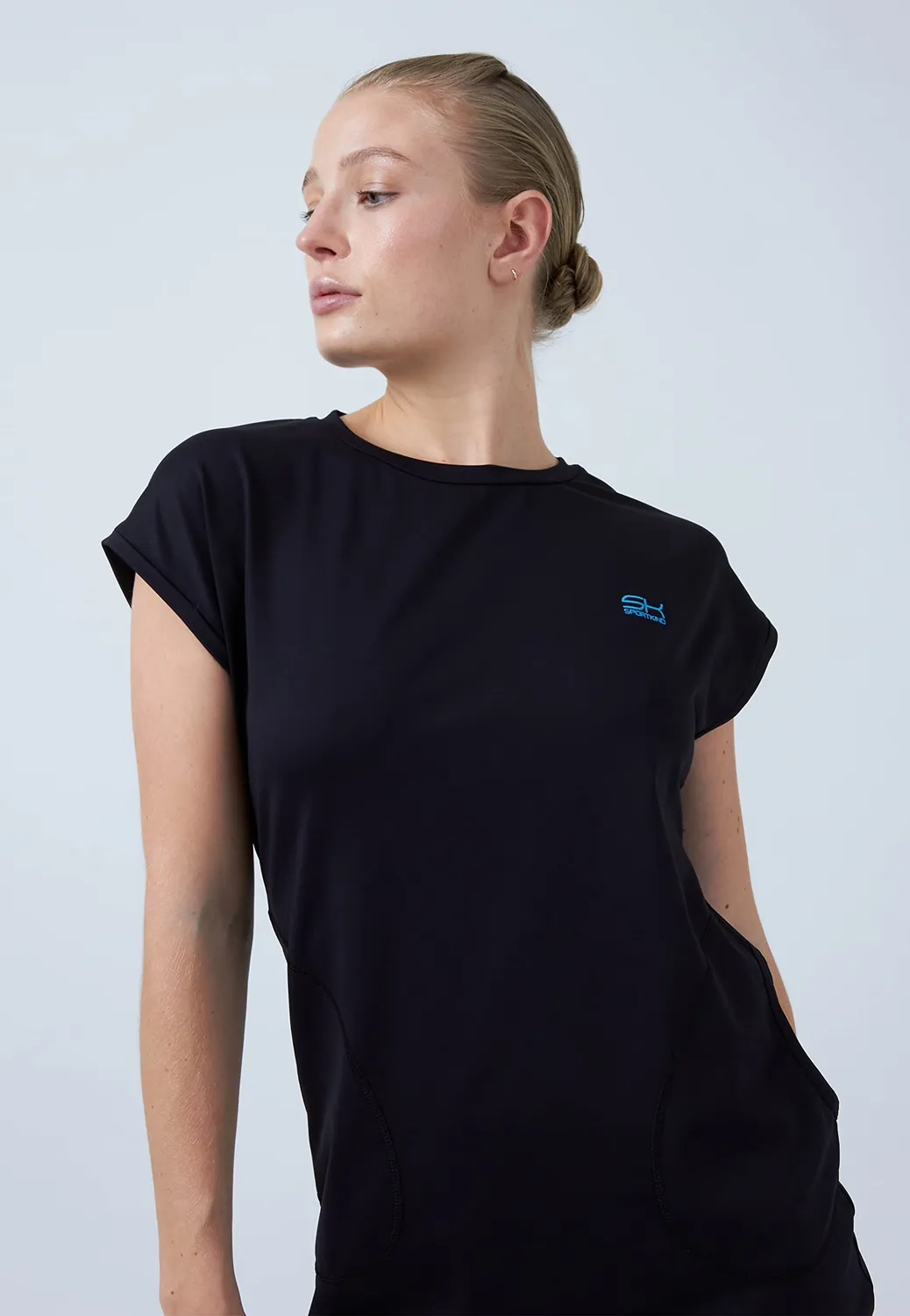 SPORTKIND Loose Fit Tenniskleid Kleid mit Taschen atmungsaktiv UV-Schutz
