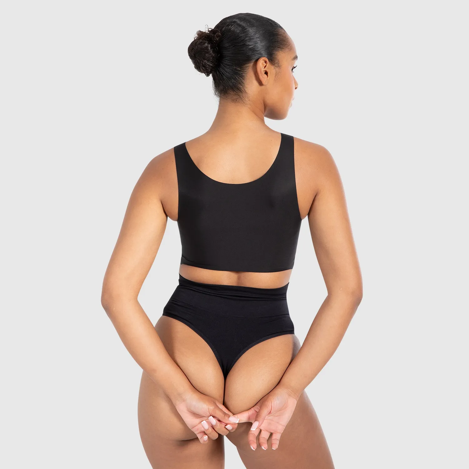 Smilodox Sorea Nysa Bralette Schwarz nahtlos