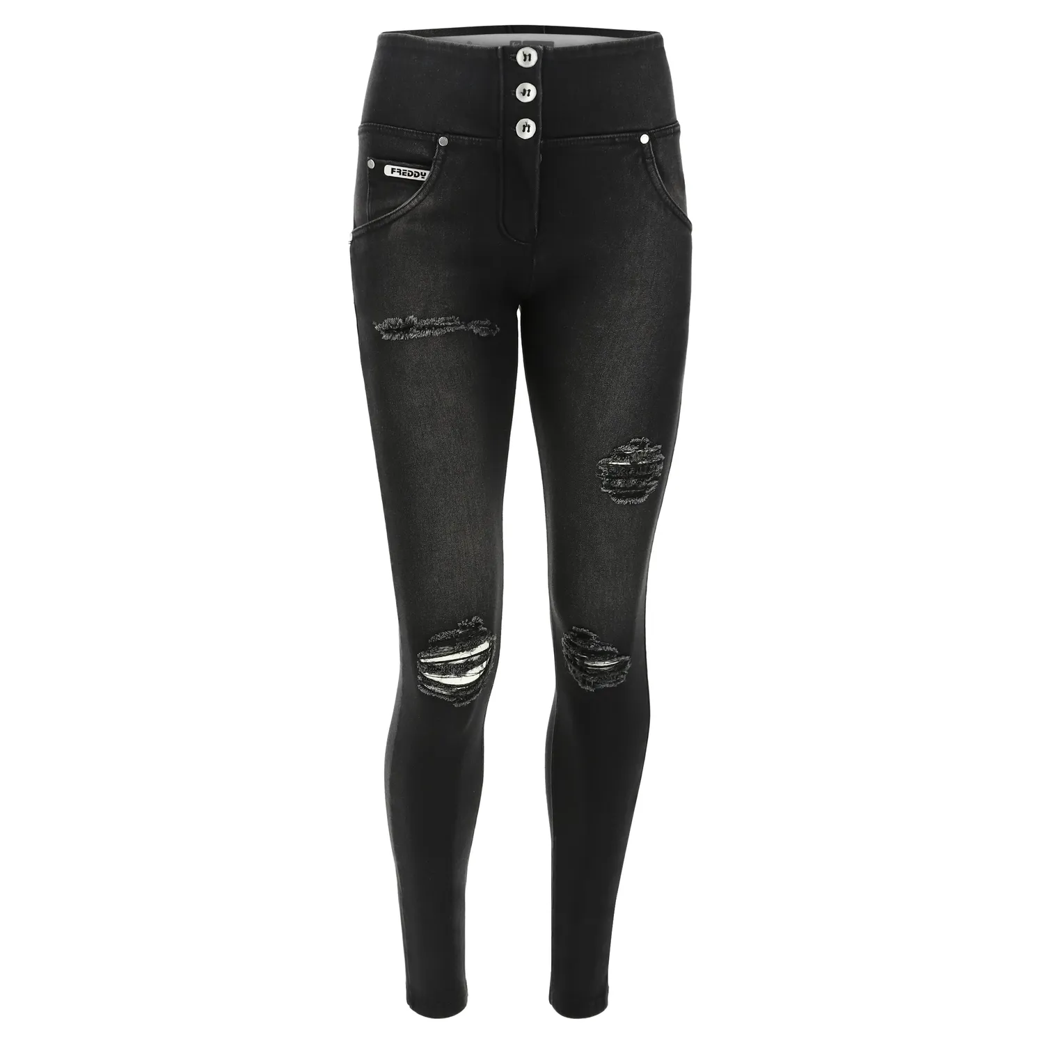 Freddy WR.UP Vita Media Jeans mit Rissen