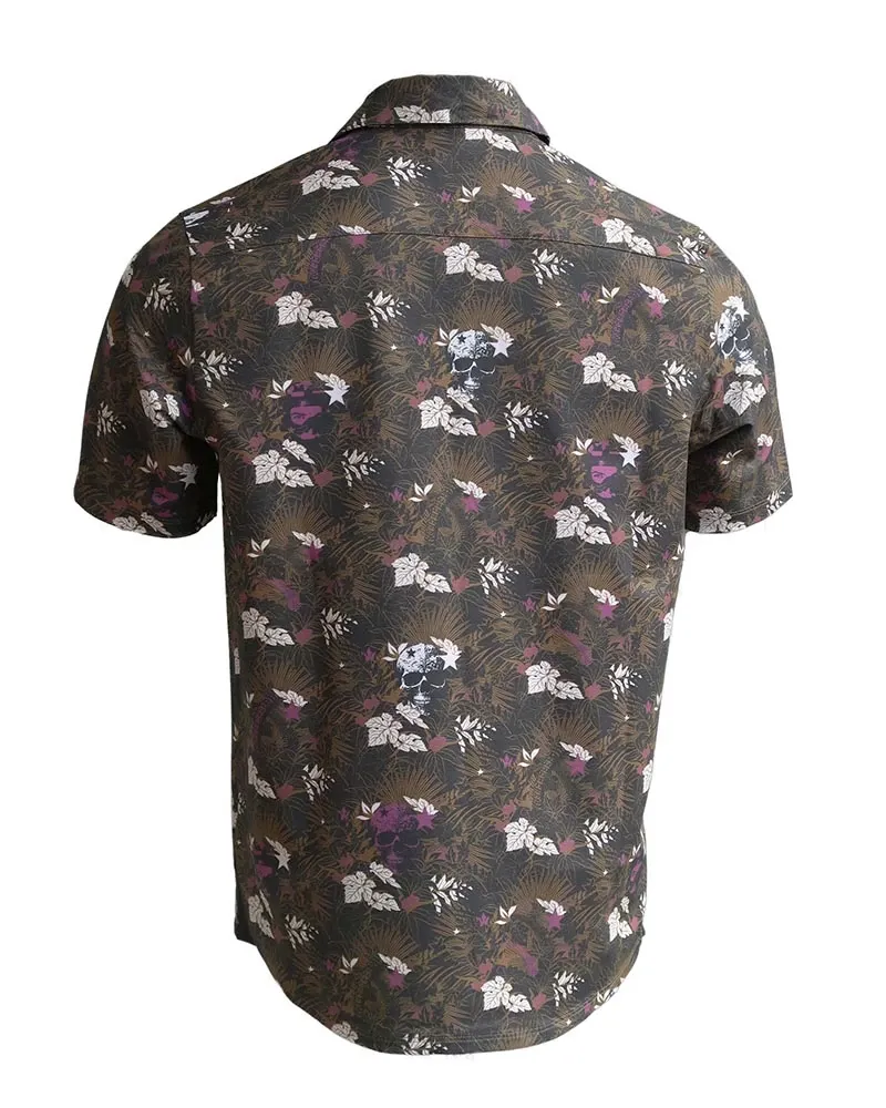 Zimtstern Braapz Riding Shirt SS Herren Bike-Hemd Muster