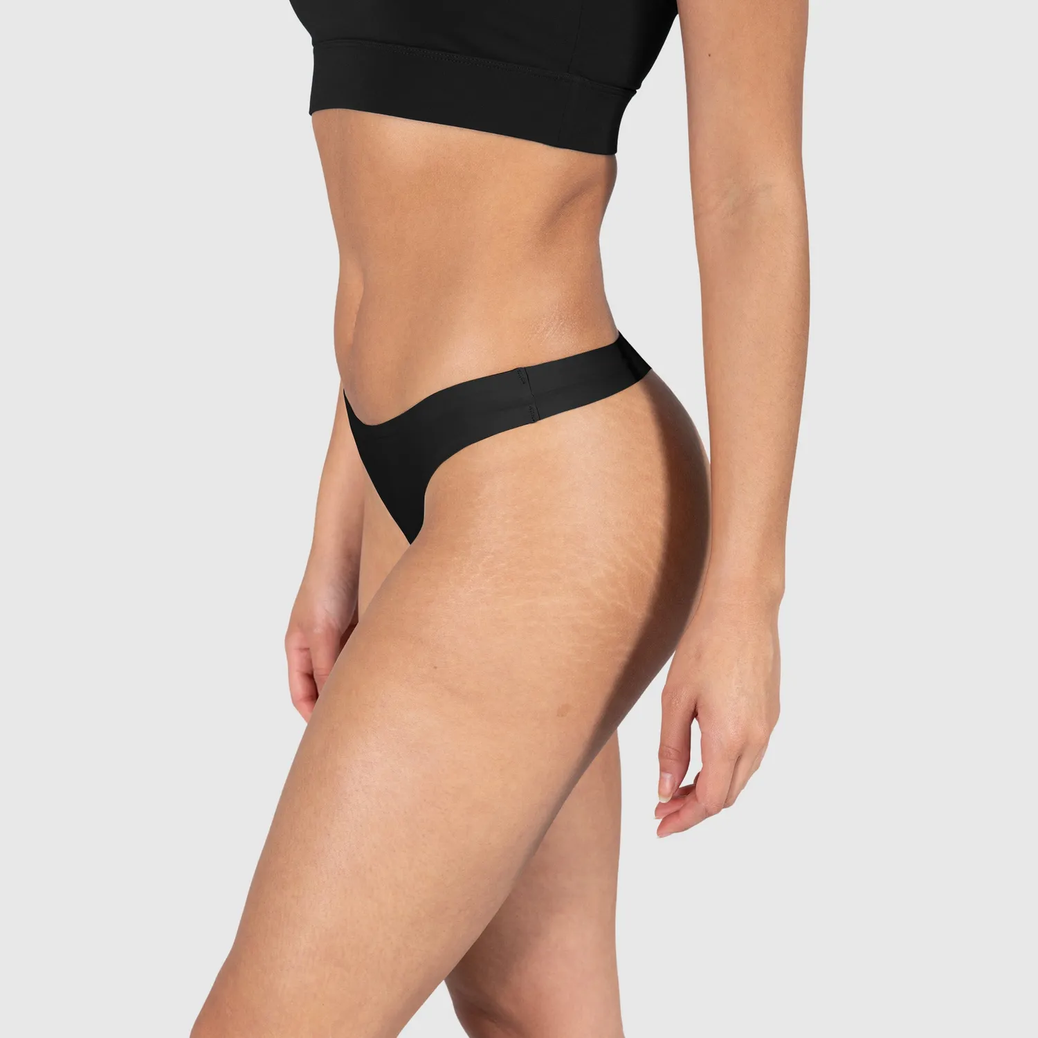 Smilodox Felisha Slip 5er Schwarz nahtlos