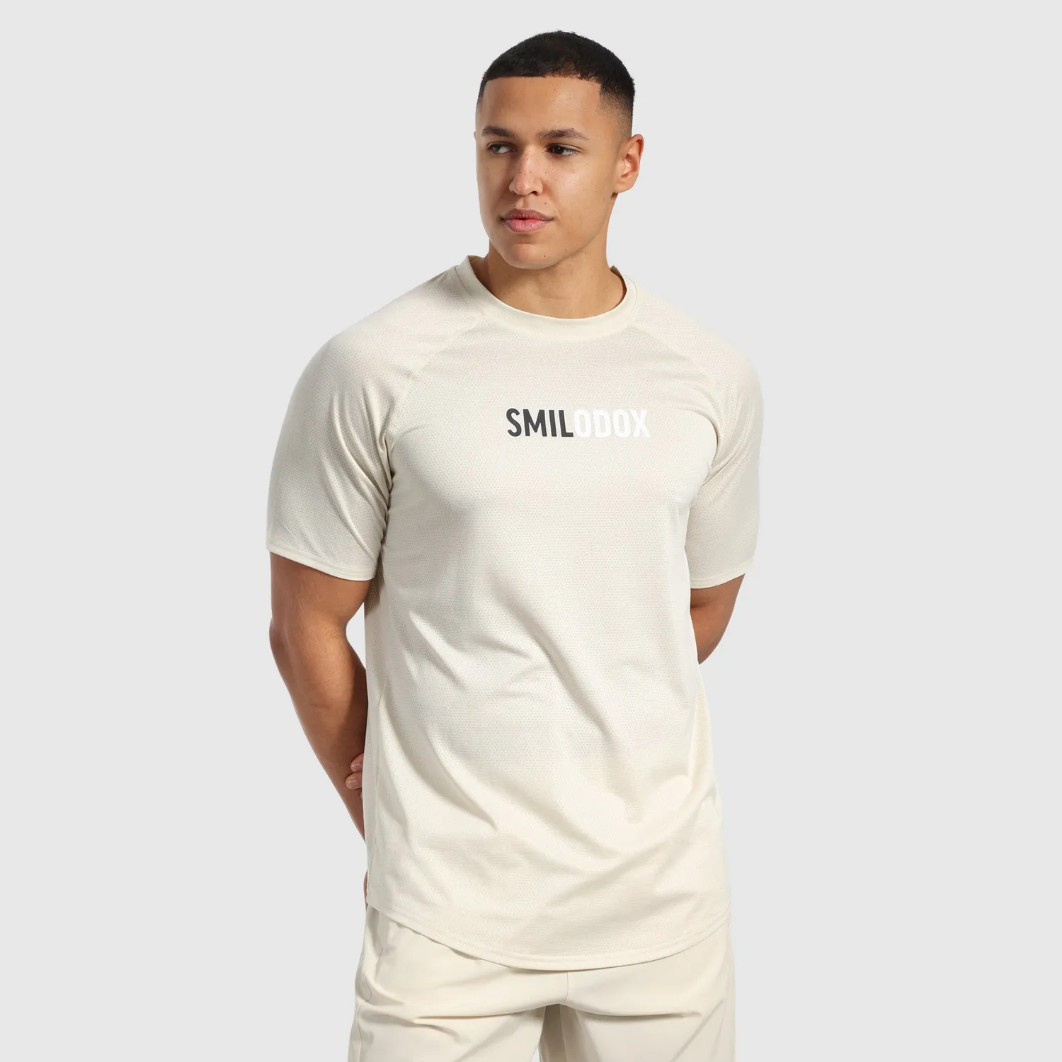 Smilodox Lunara Powerfit Pro T-Shirt Schwarz Raglan