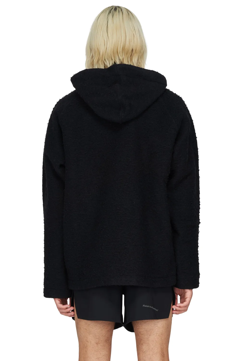 UNNA Walkman Anorak Herren Black Wolle