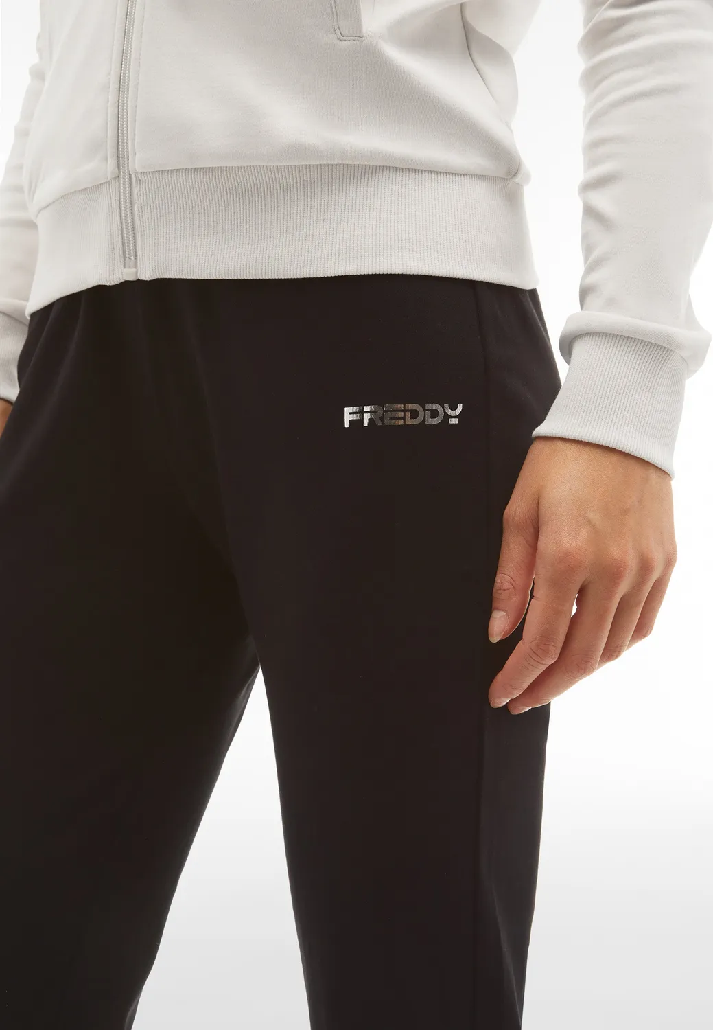 Freddy FGI Trainingsanzug Navy hoher Kragen Komplettzip