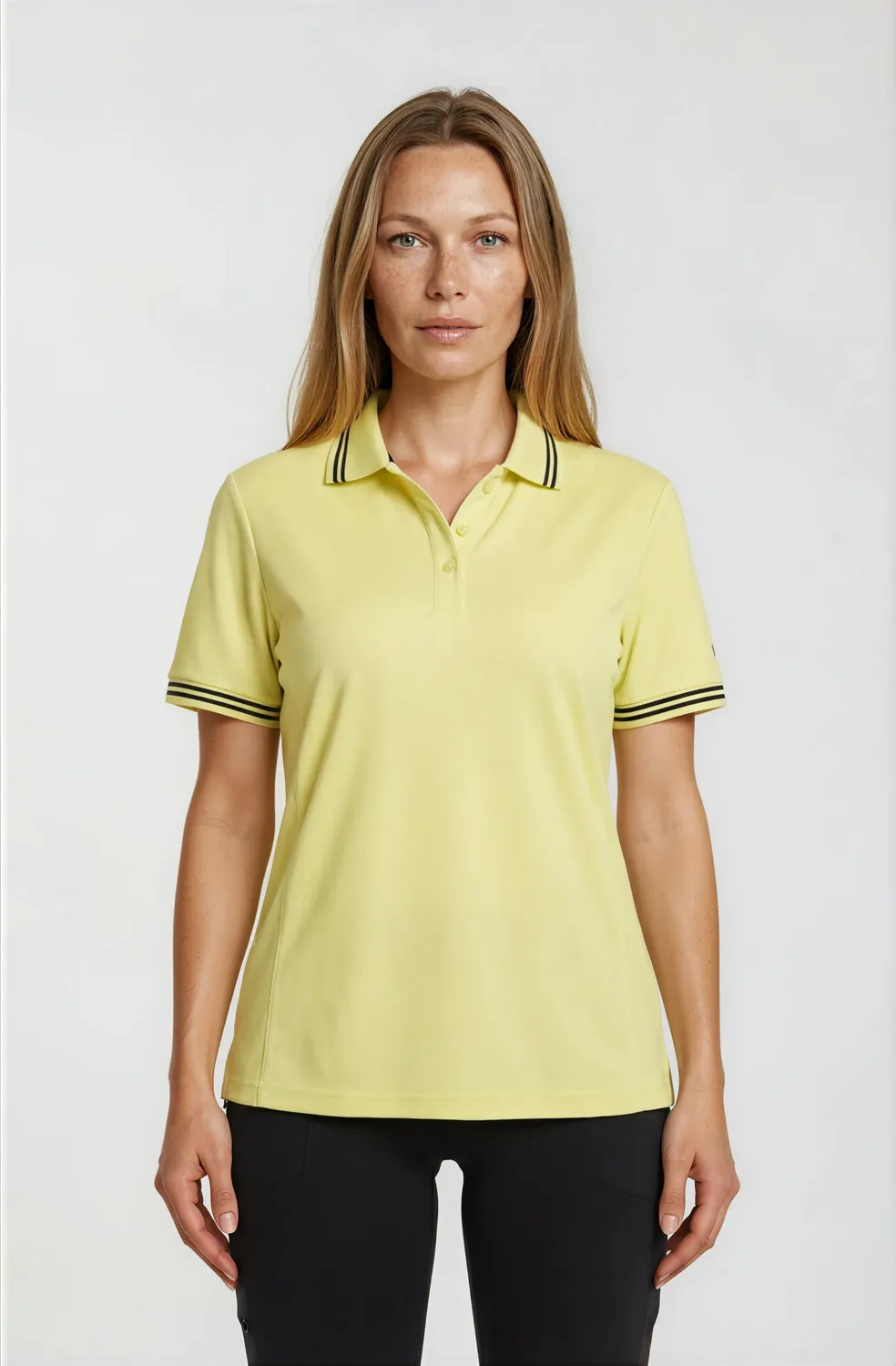 LPO Amanda 3 Funktionspolo gelb Recycling-Polyester