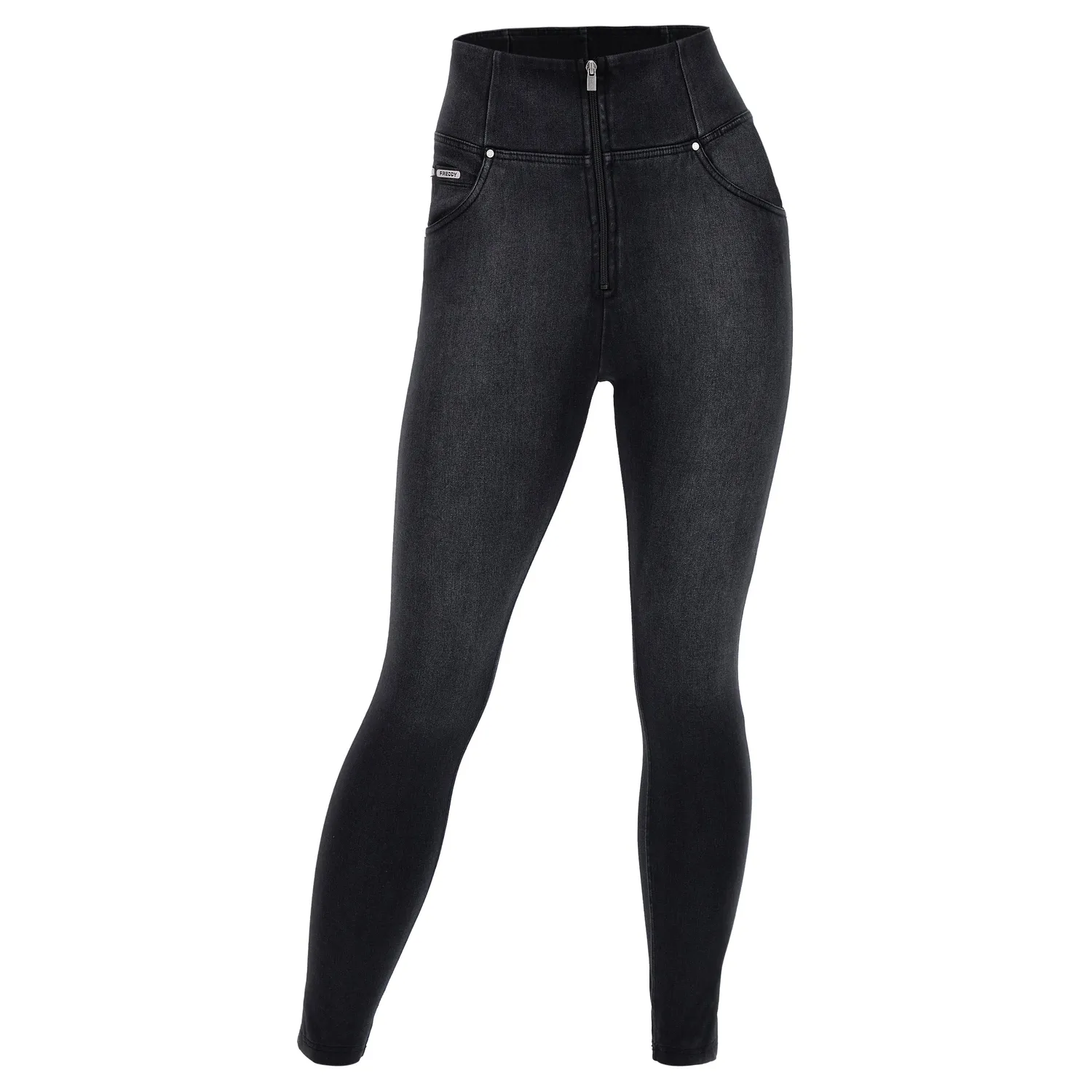 Freddy WR.UP Jeans Damen schwarz used 7/8
