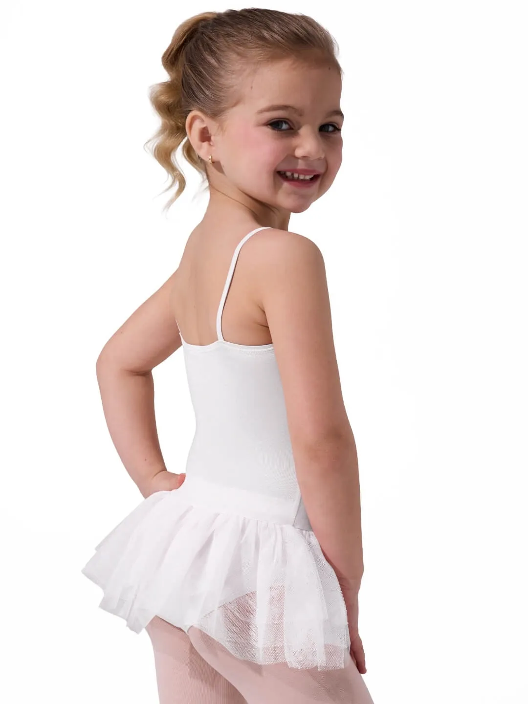 Capezio 11307C Ruffle Yoke Tutukleid Ballett Rosa