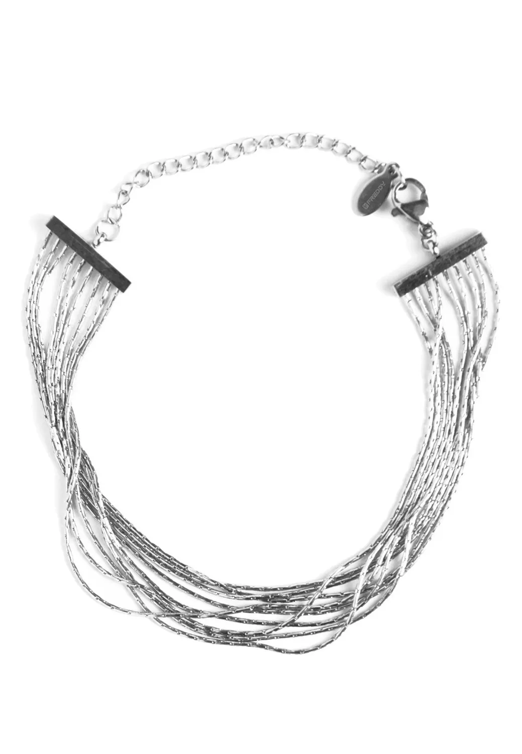 Freddy Multi-Filo Armband Silber Edelstahl 20cm