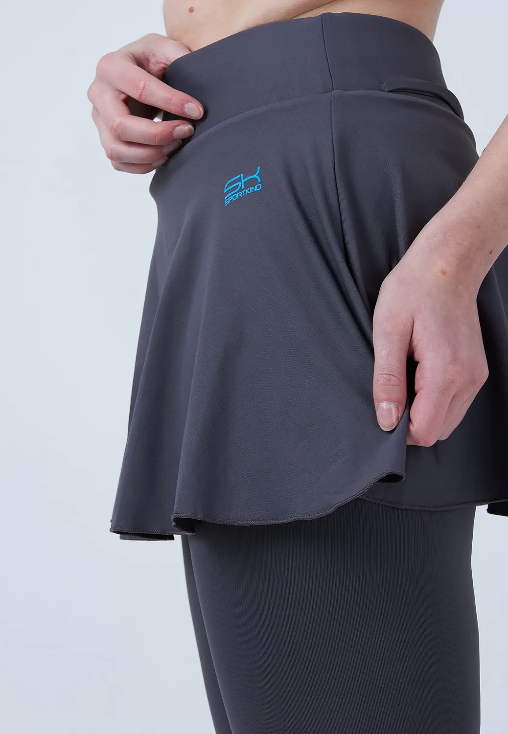 SPORTKIND Advantage Tennisrock Leggings lang Ballgürtel