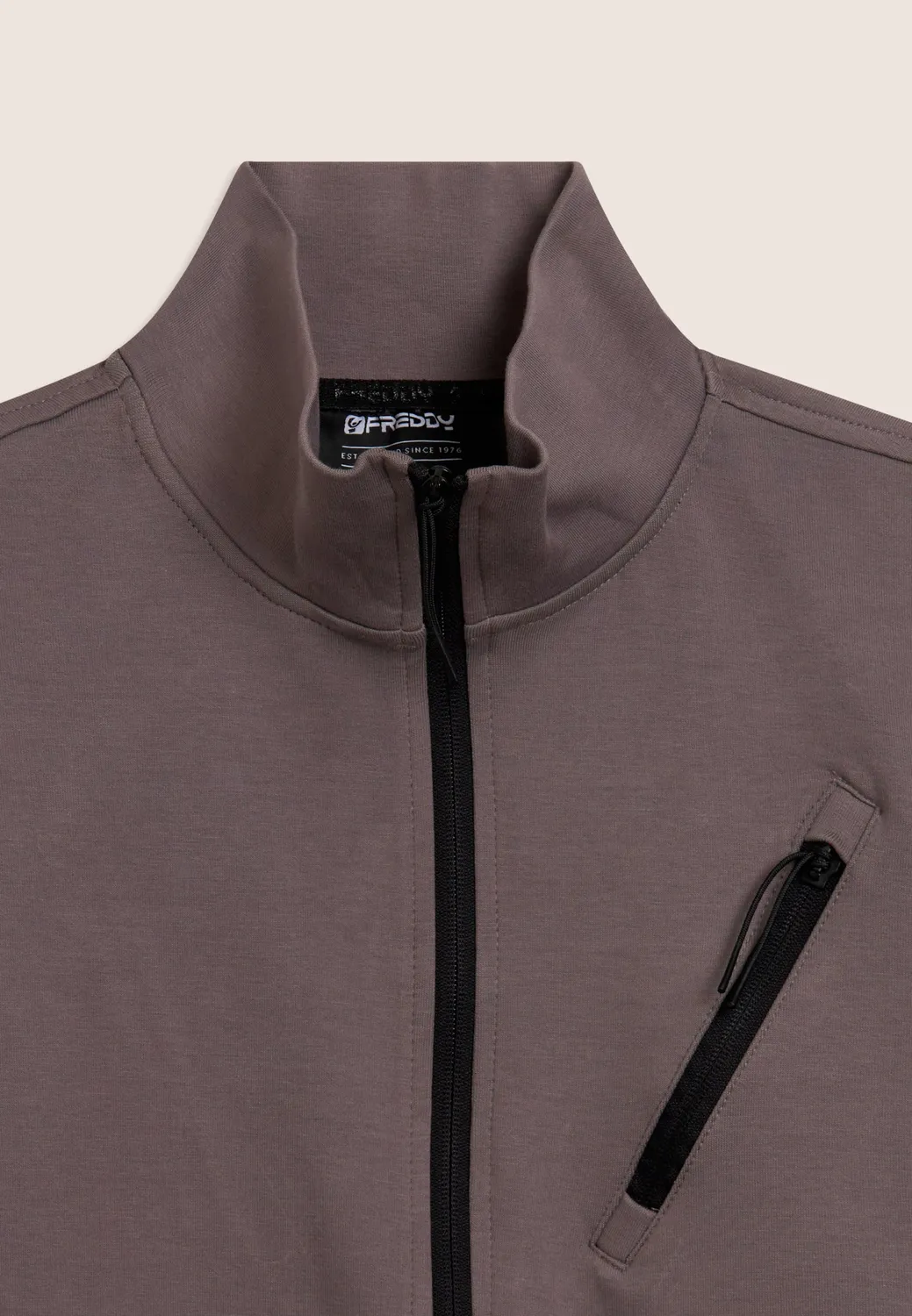Freddy Full Zip Sweatjacke Herren December Sky Baumwolle