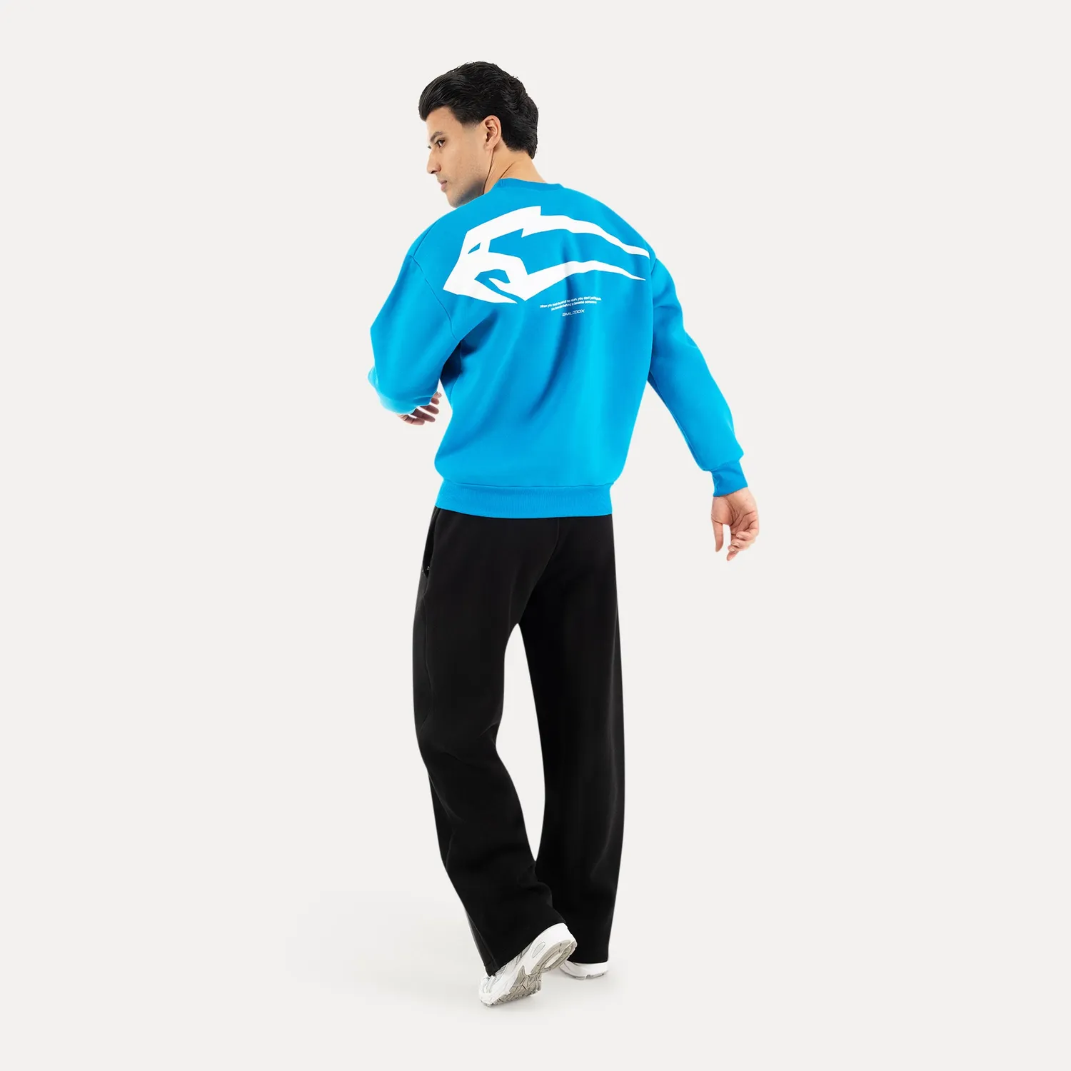 Smilodox Lunara Tane Sweatshirt Schwarz Oversize weich