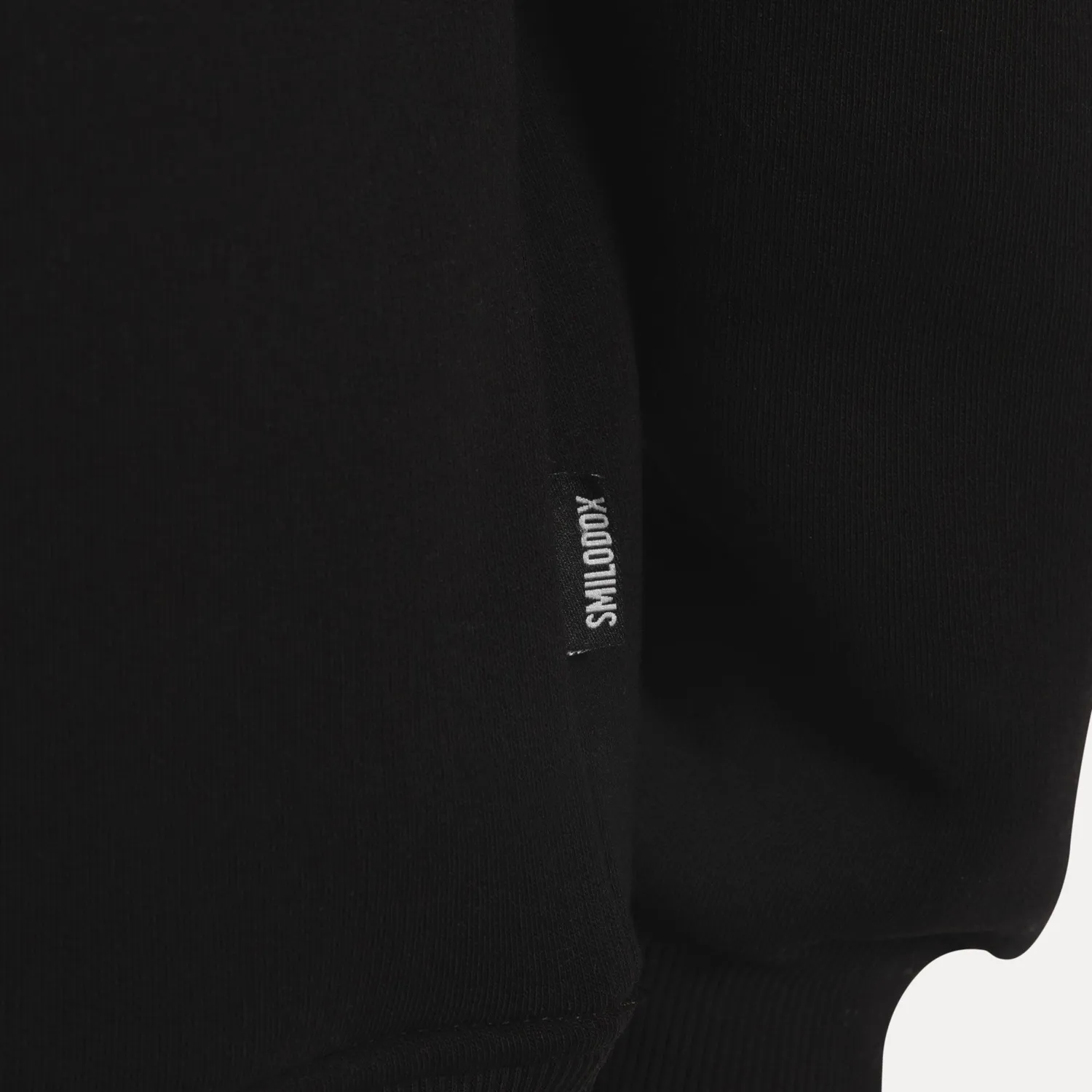 Smilodox Lunara Jago Half-Zip Sweatshirt Schwarz Baumwolle