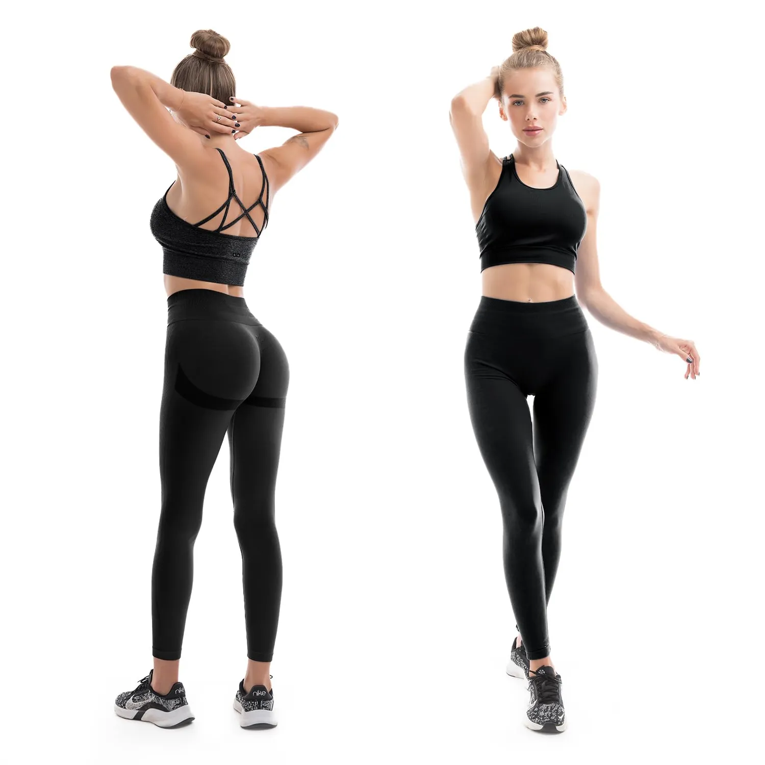 SINOPHANT Scrunch Butt Push Up Sport-Leggings Damen nahtlos