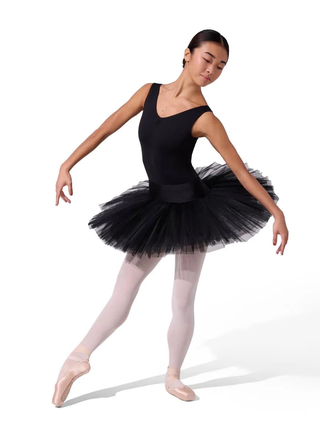 Capezio Class Collection 10391 Probetutu Schwarz 7-lagig