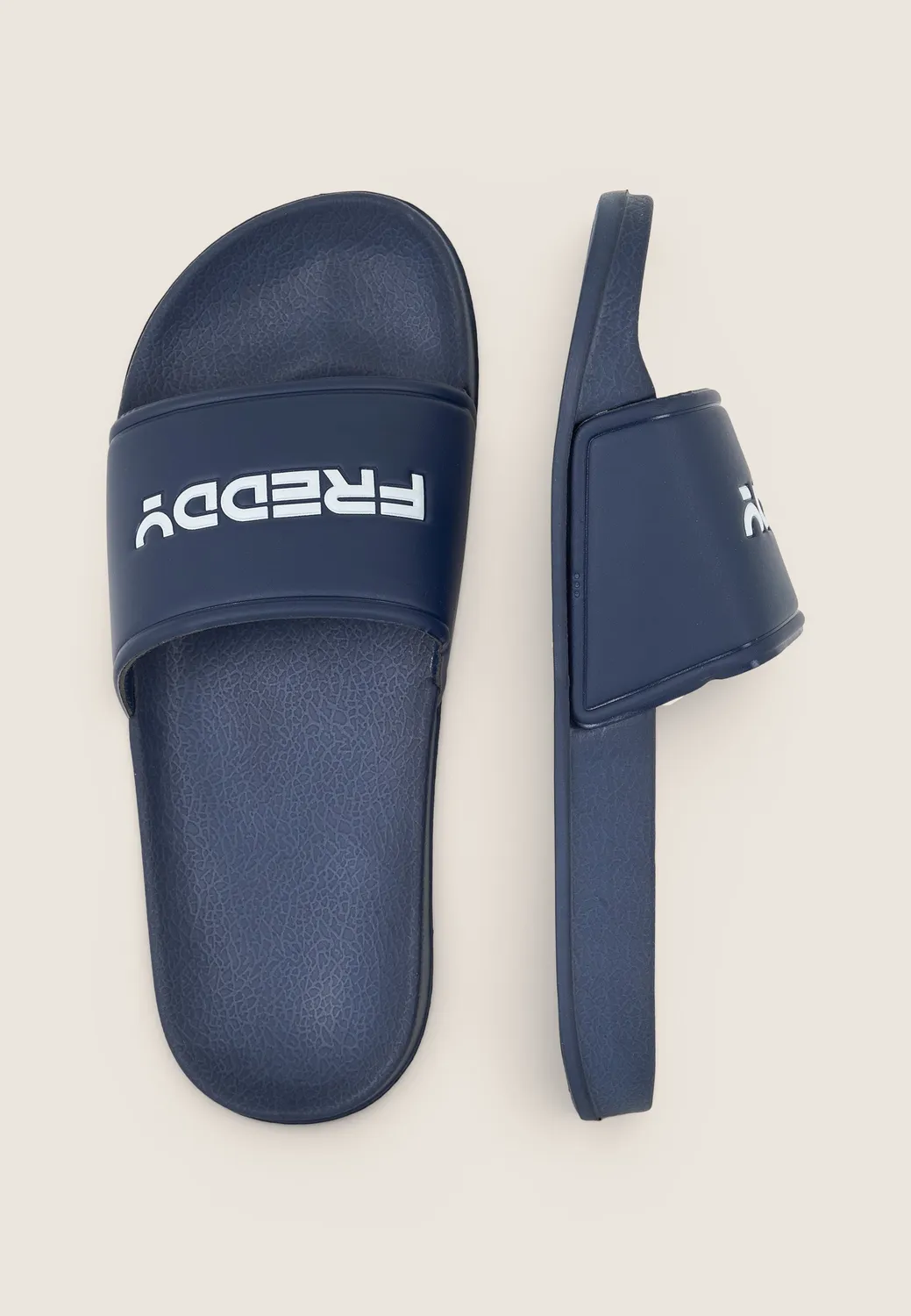 Freddy Maxi Logo Slides Damen Navy