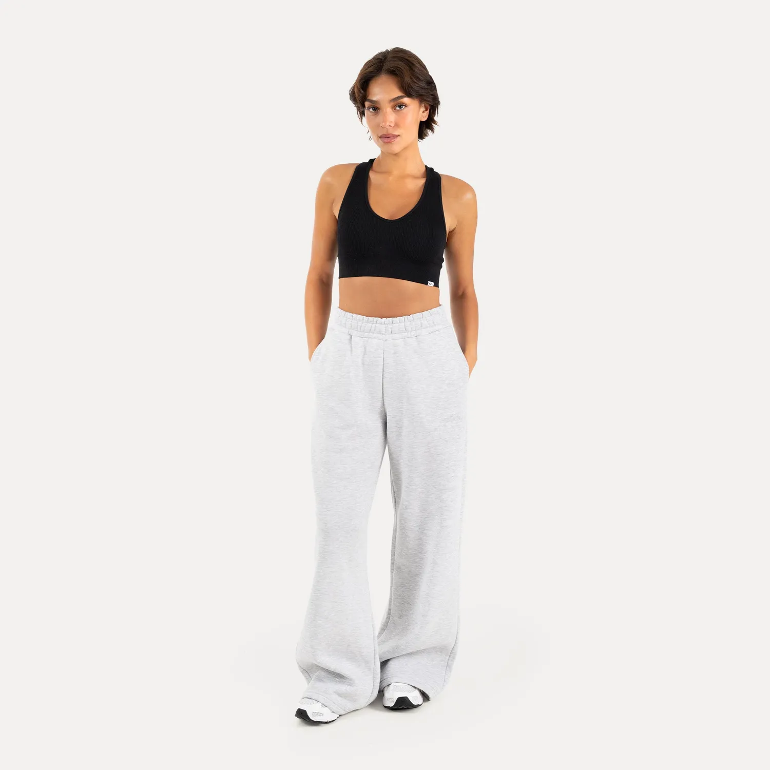 Smilodox Sorea Zadie Jogginghose Damen Schwarz Baumwolle