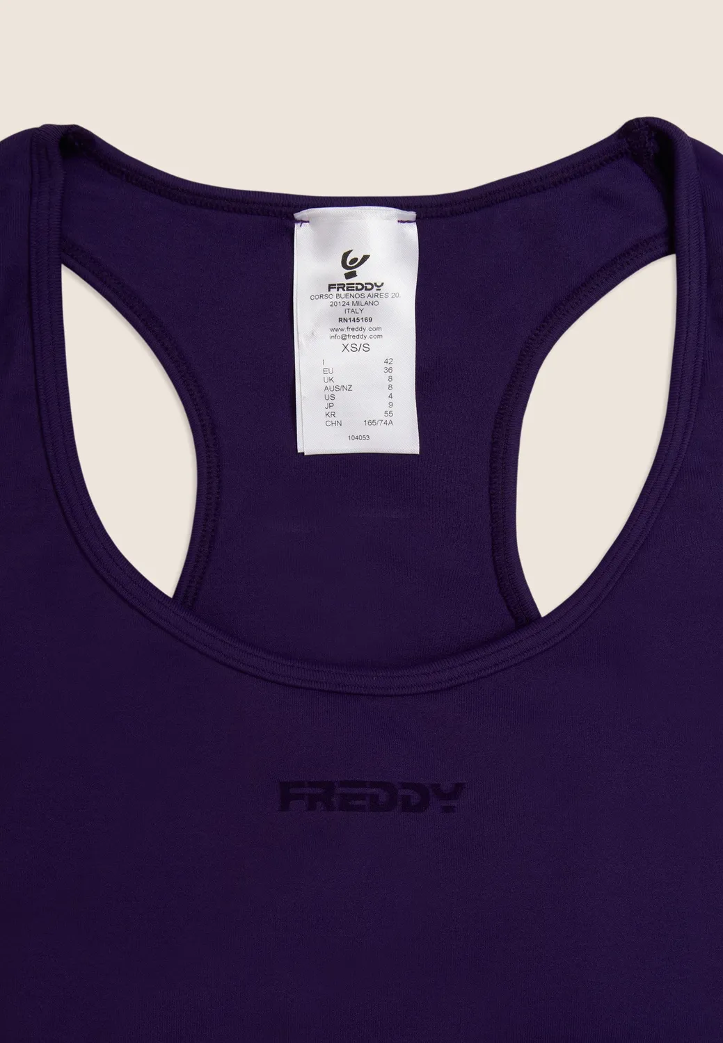 Freddy Seamless Short Jumpsuit Rücken-Ausschnitt