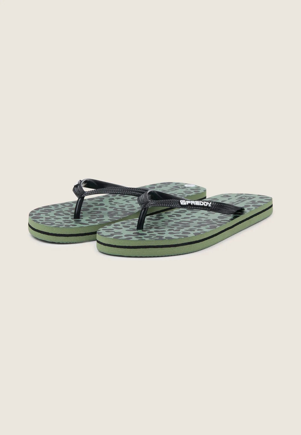Freddy Flip-Flop Zehentrenner Leo schwarz leicht