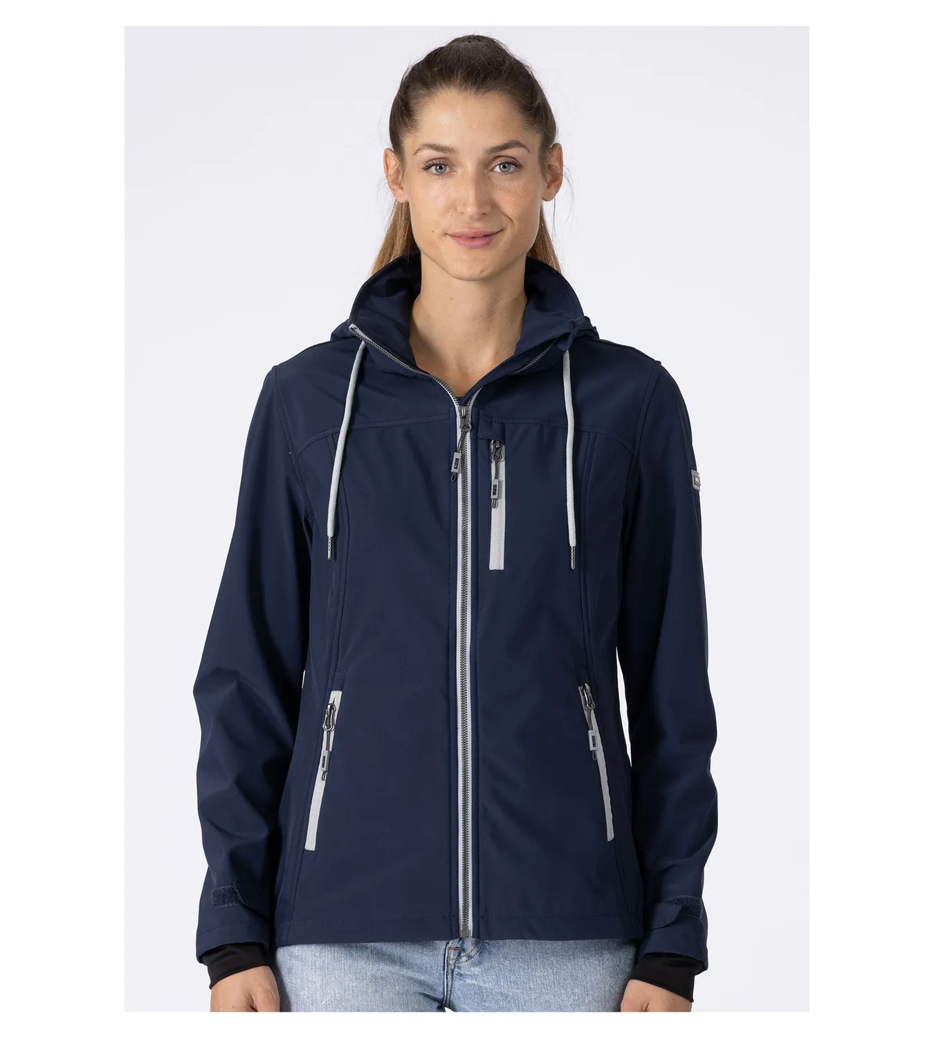 LPO Sila Softshelljacke Damen dunkelblau winddicht