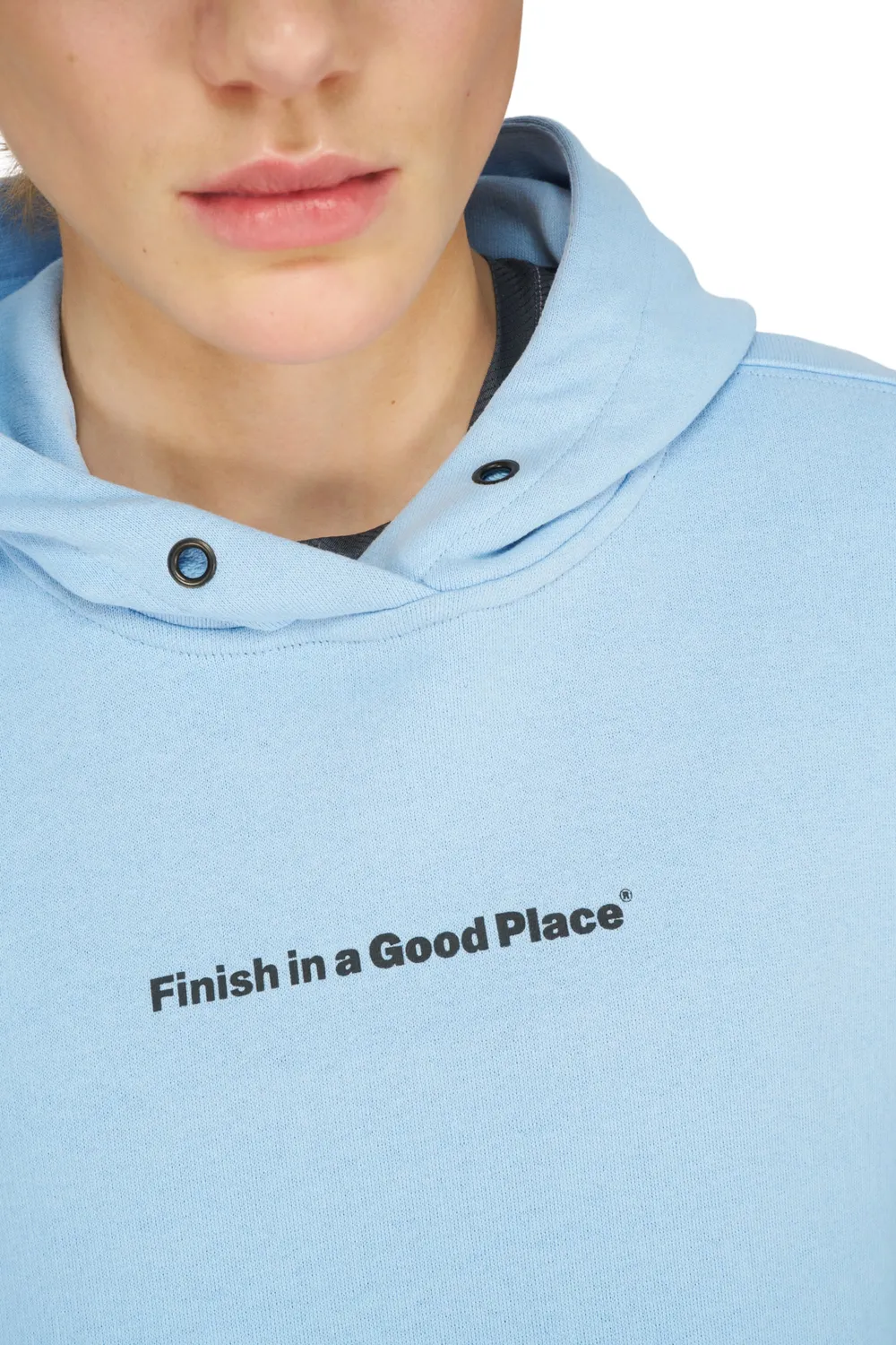 UNNA Slow Motion Hoodie W Kapuzenpullover Serenity Blue Bio-Baumwolle