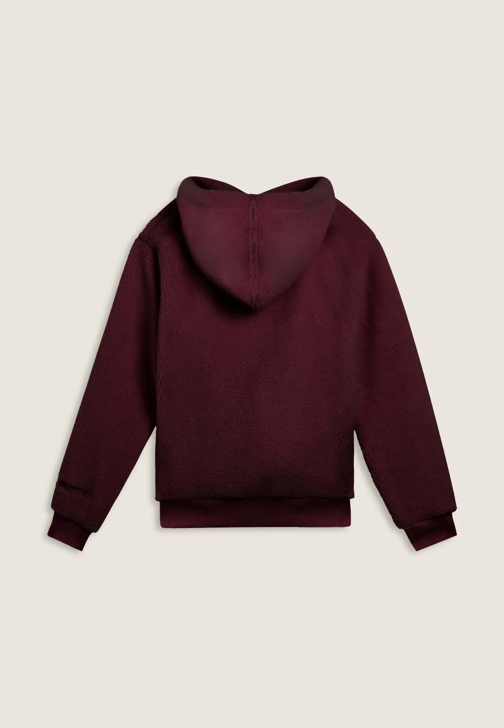 Freddy Sherpa Fleecejacke Damen Kapuze Schwarz