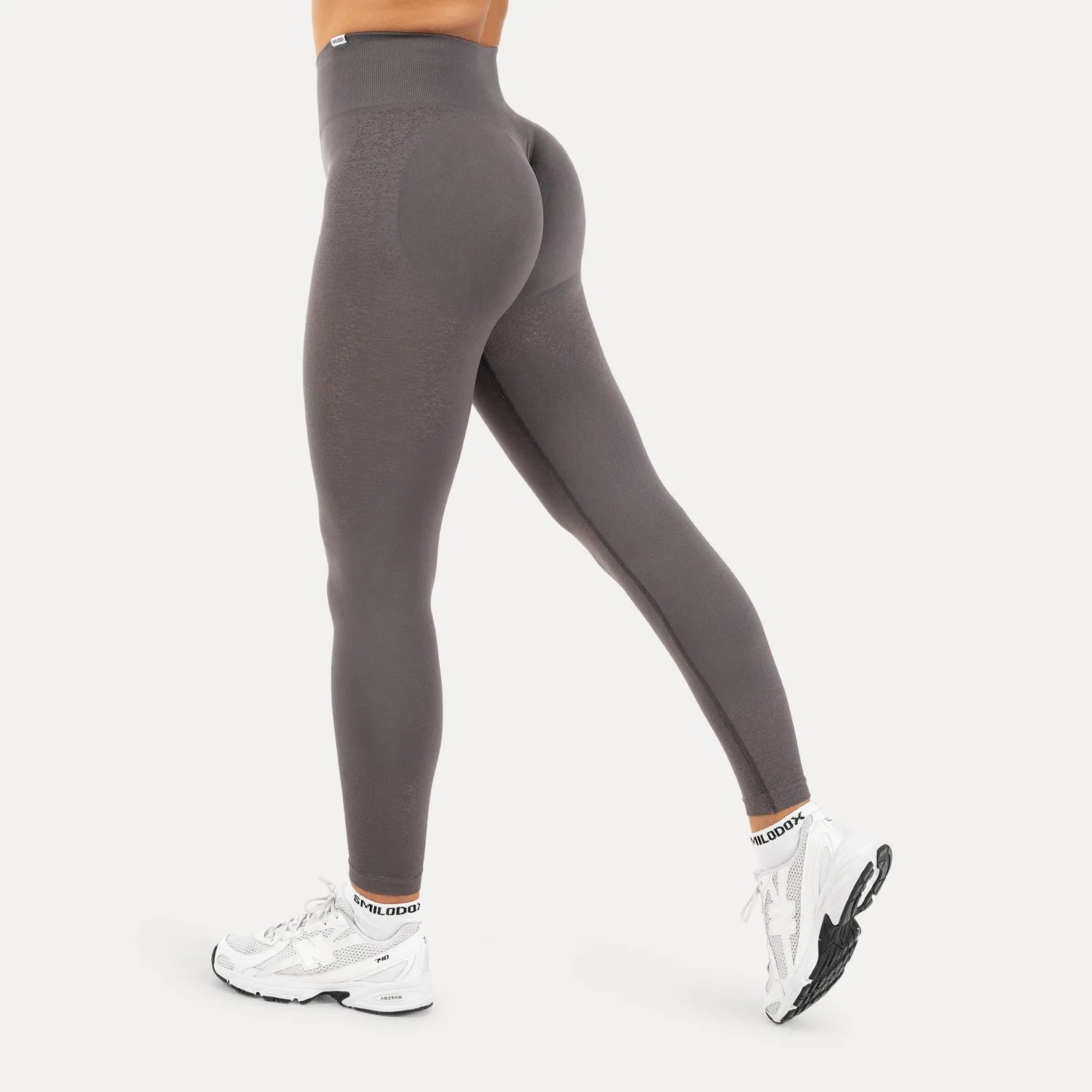 Smilodox Cetrina Timea Scrunch Leggings Schwarz Shaped Fit
