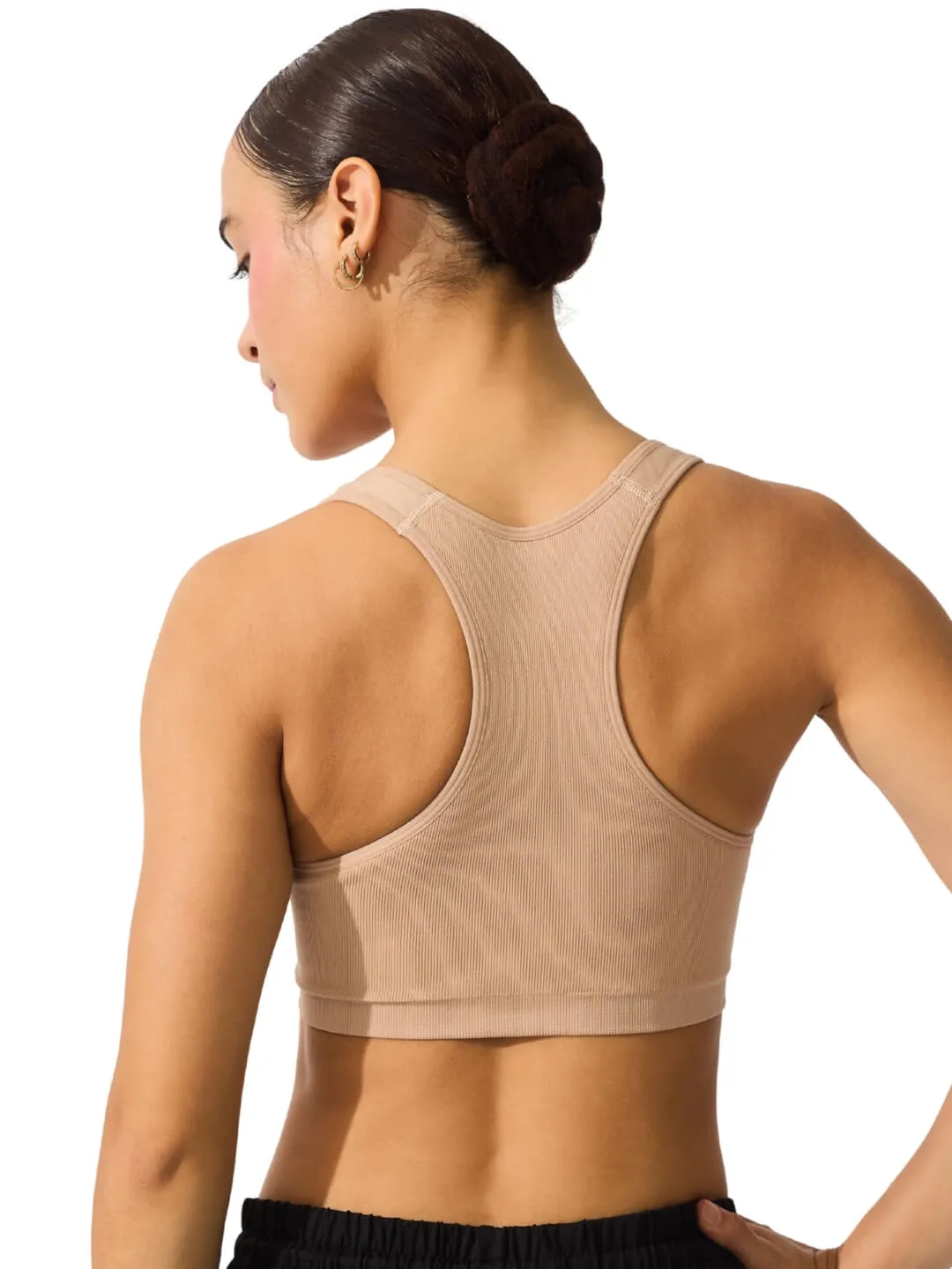 Capezio Classics 3760W Sport-BH Nude Nahtlos Racerback