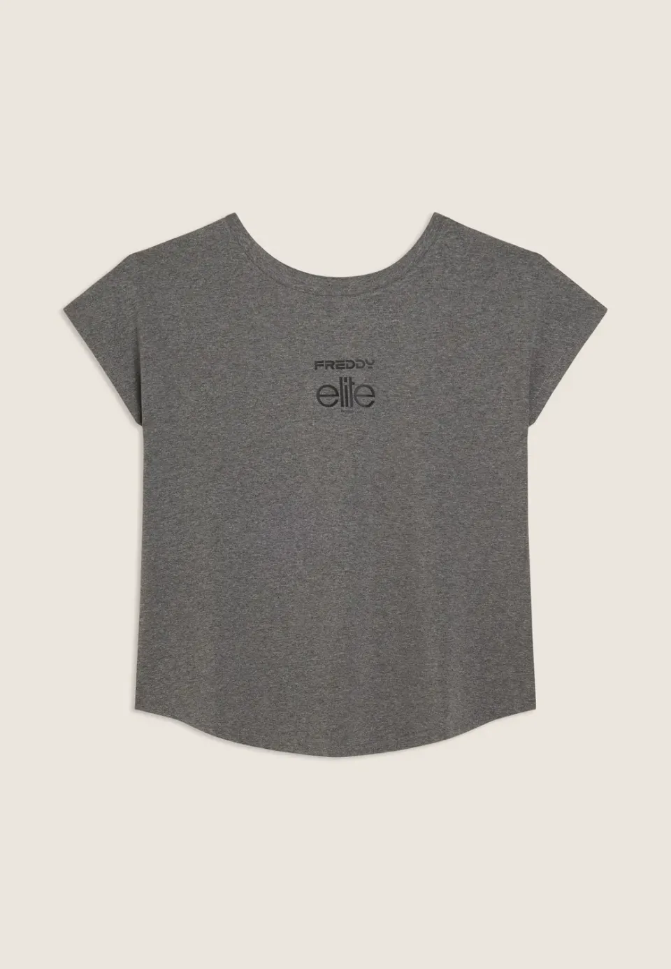 Freddy Elite T-Shirt Melange Gray beidseitig Baumwolle
