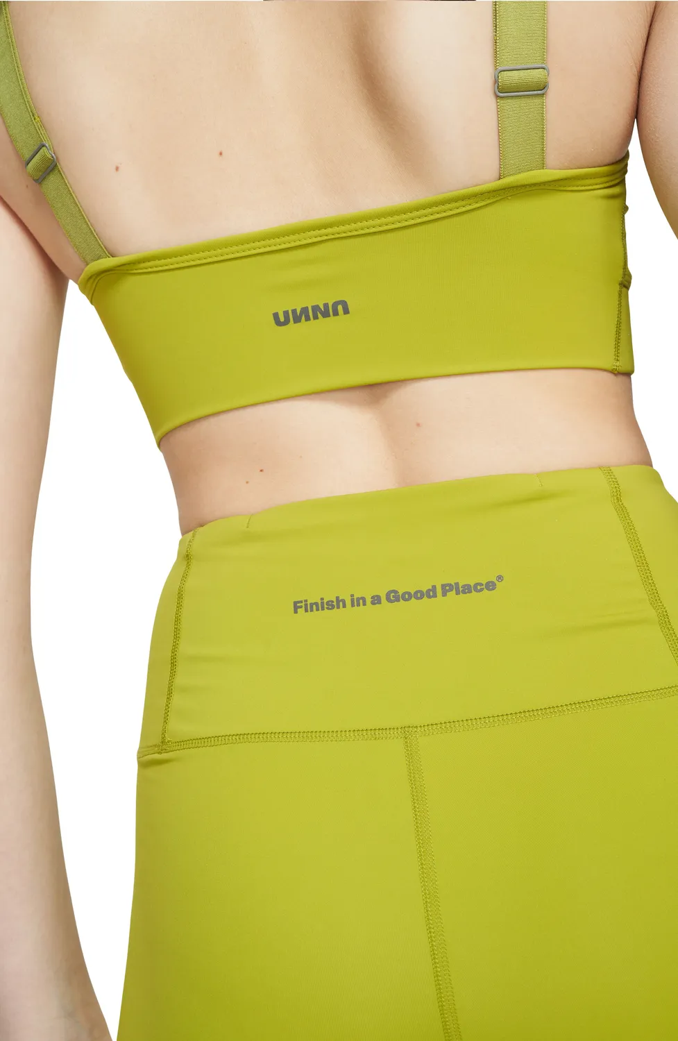 UNNA Good Place Bra Sport-BH Golden Green mittlerer Halt