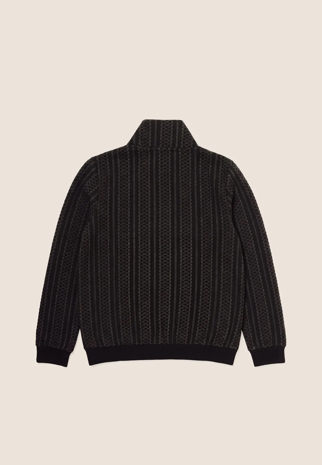 Freddy Full Zip Sweatjacke Nero geometrisch warm