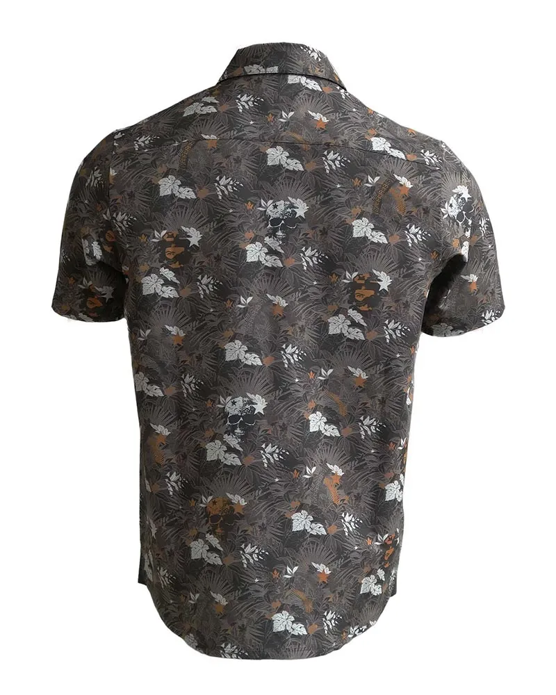 Zimtstern Braapz Riding Shirt SS Herren Bike-Hemd Muster