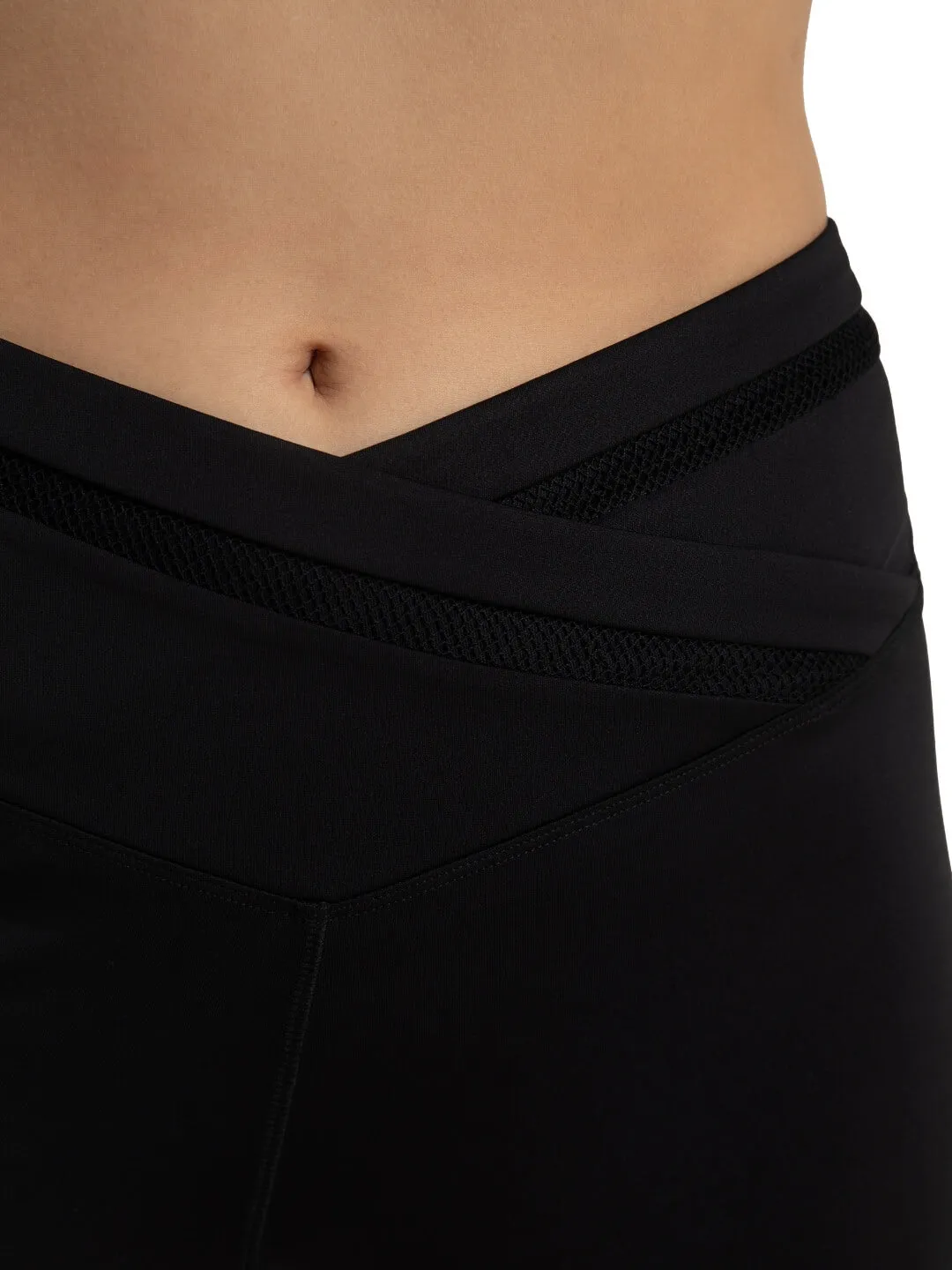 Capezio Class 12273W Seaboard Shorts Schwarz High-Waist