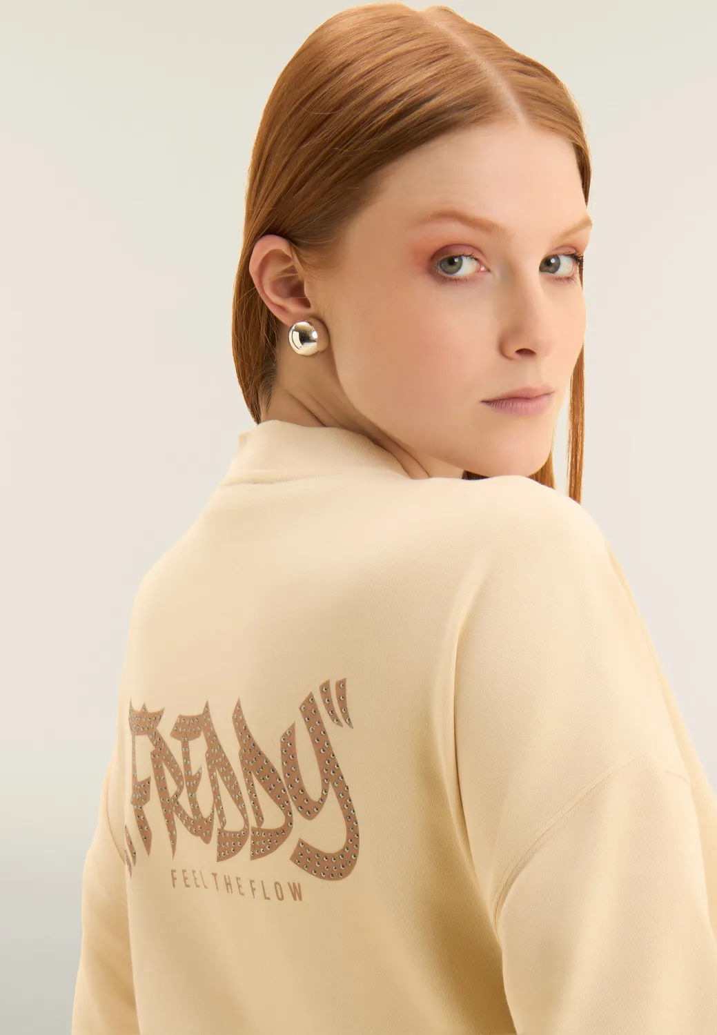 Freddy Feel the Flow Hoodie Oversize Schwarz Small