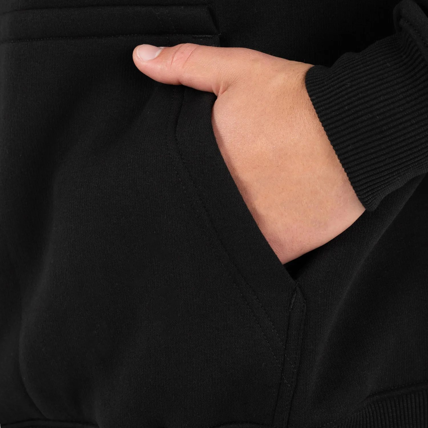 Smilodox Basic Koray Hoodie Herren schwarz Loose Fit