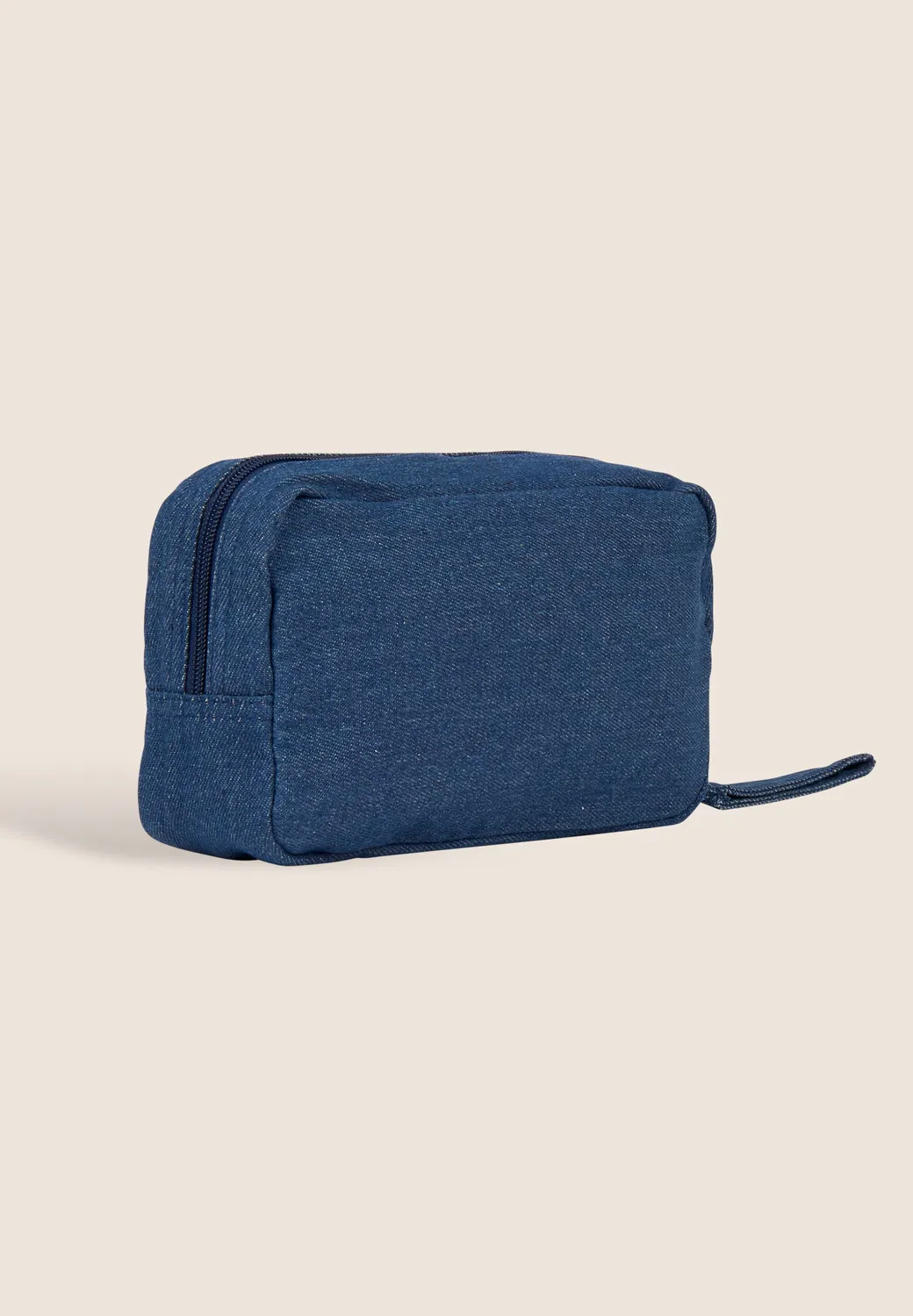 Freddy Denim Kosmetiktasche mit Logo dunkelblau